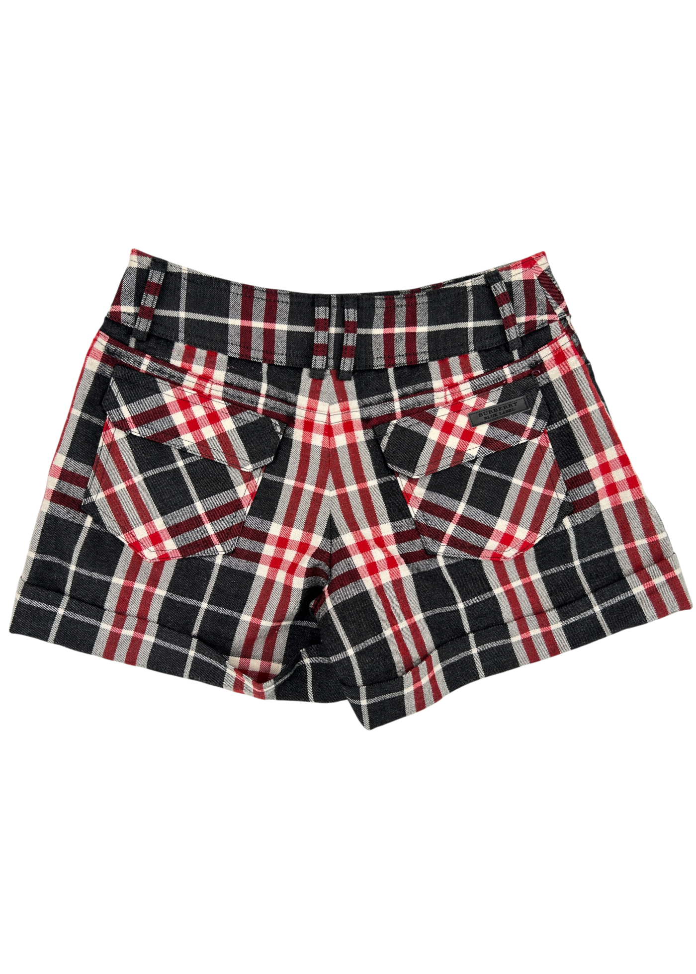 BURBERRY BLUE LABEL Check Wool Shorts