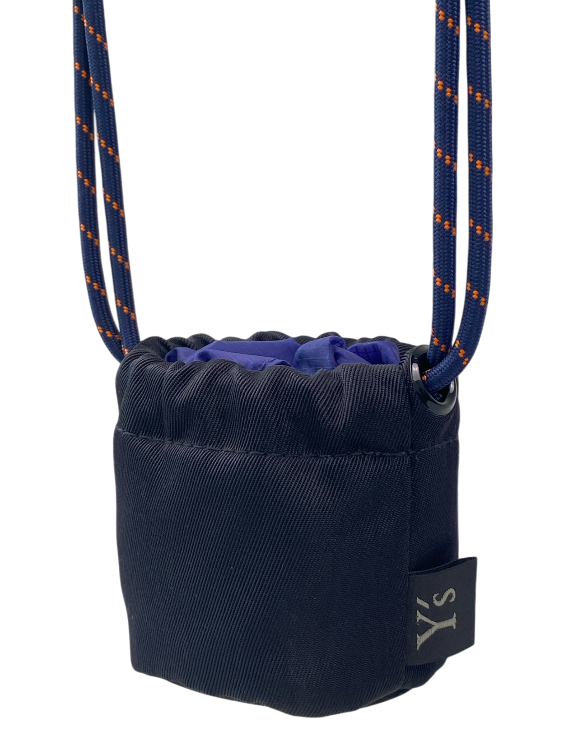 Y'S Nylon Shopping Tote + Drawstring Carry Pouch