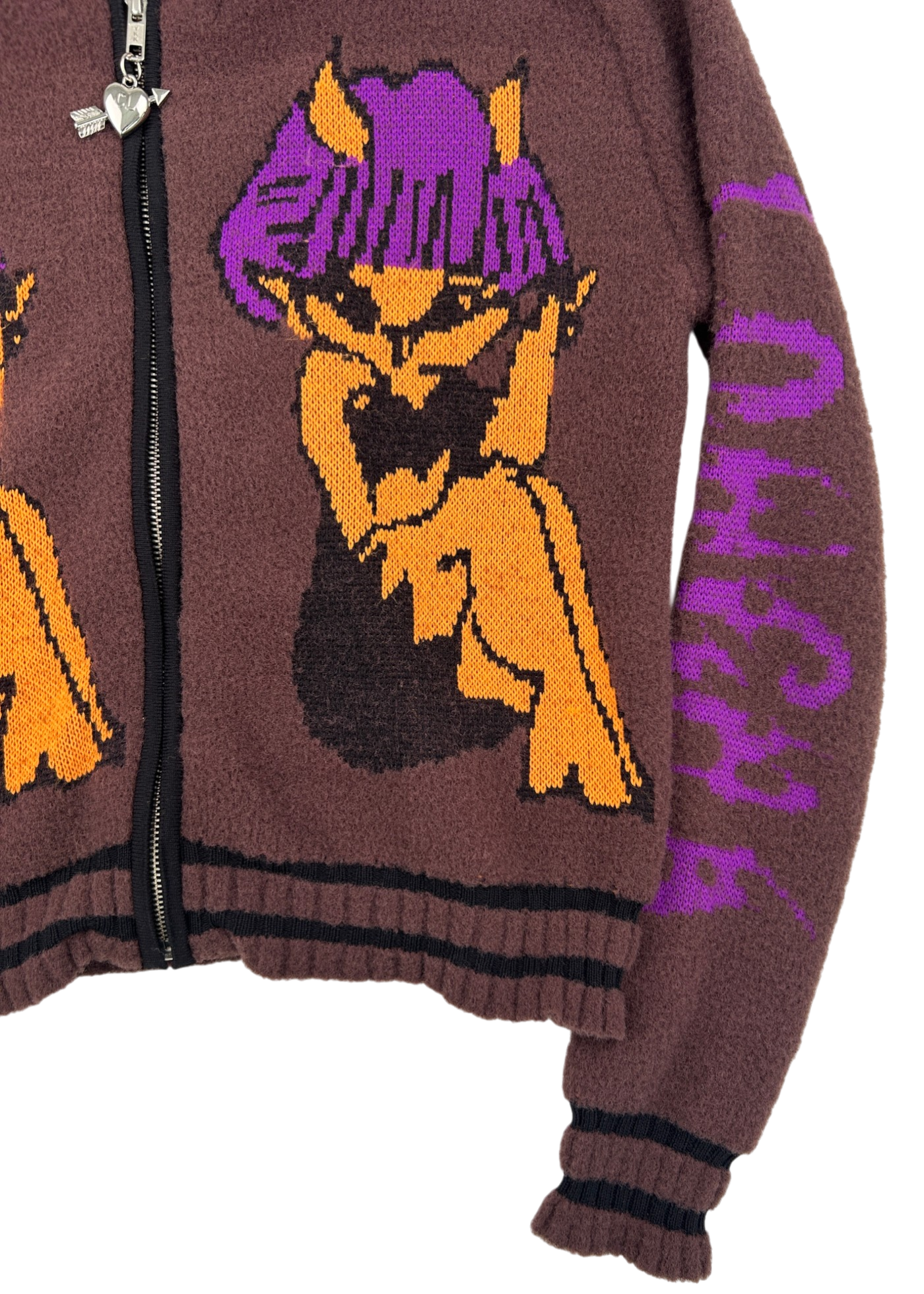 CHOPOVA LOWENA 'Tammie Jo' Knit Zip Up Hoodie