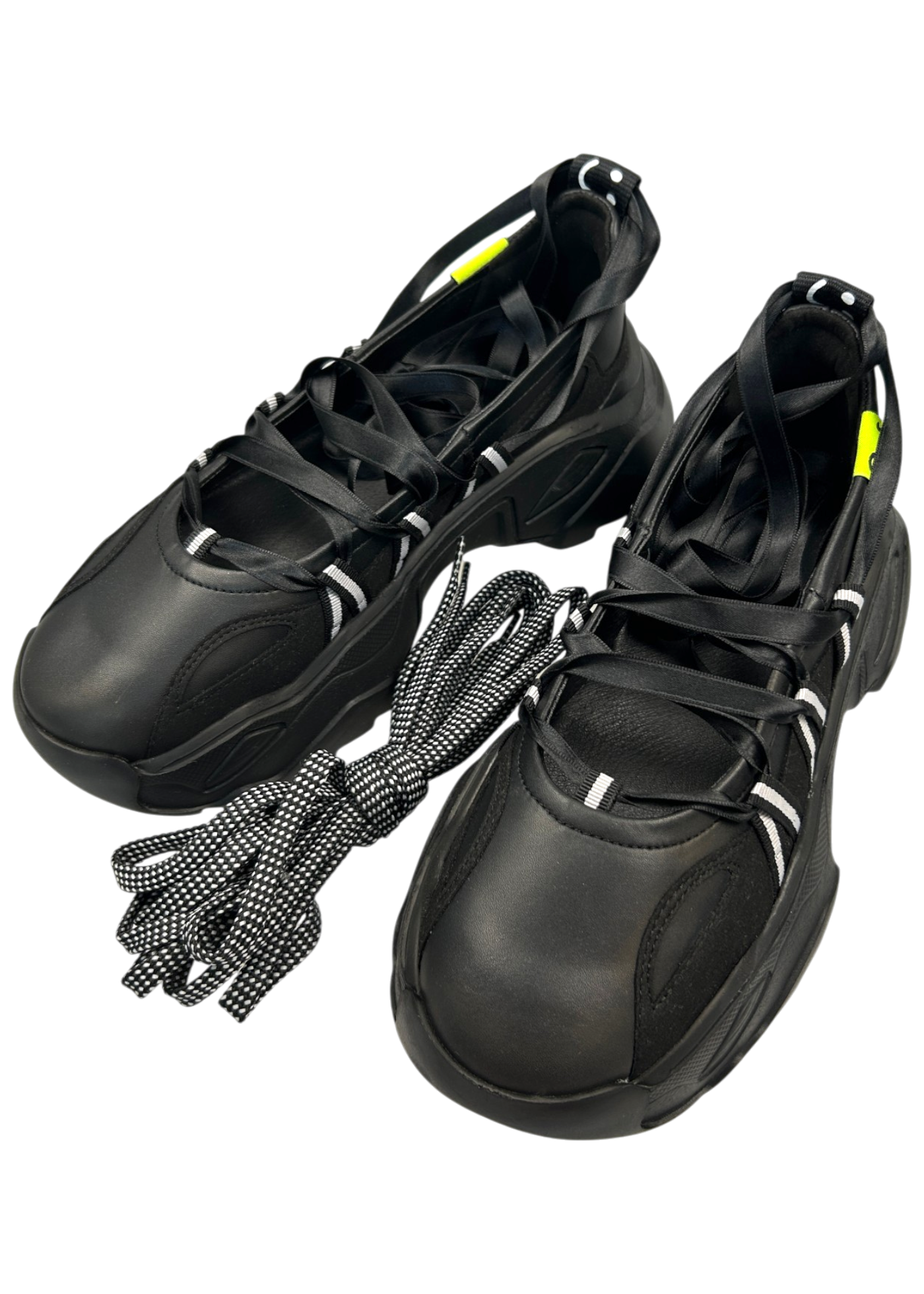 LAZY OAF Ballet Lace Up Sneakers
