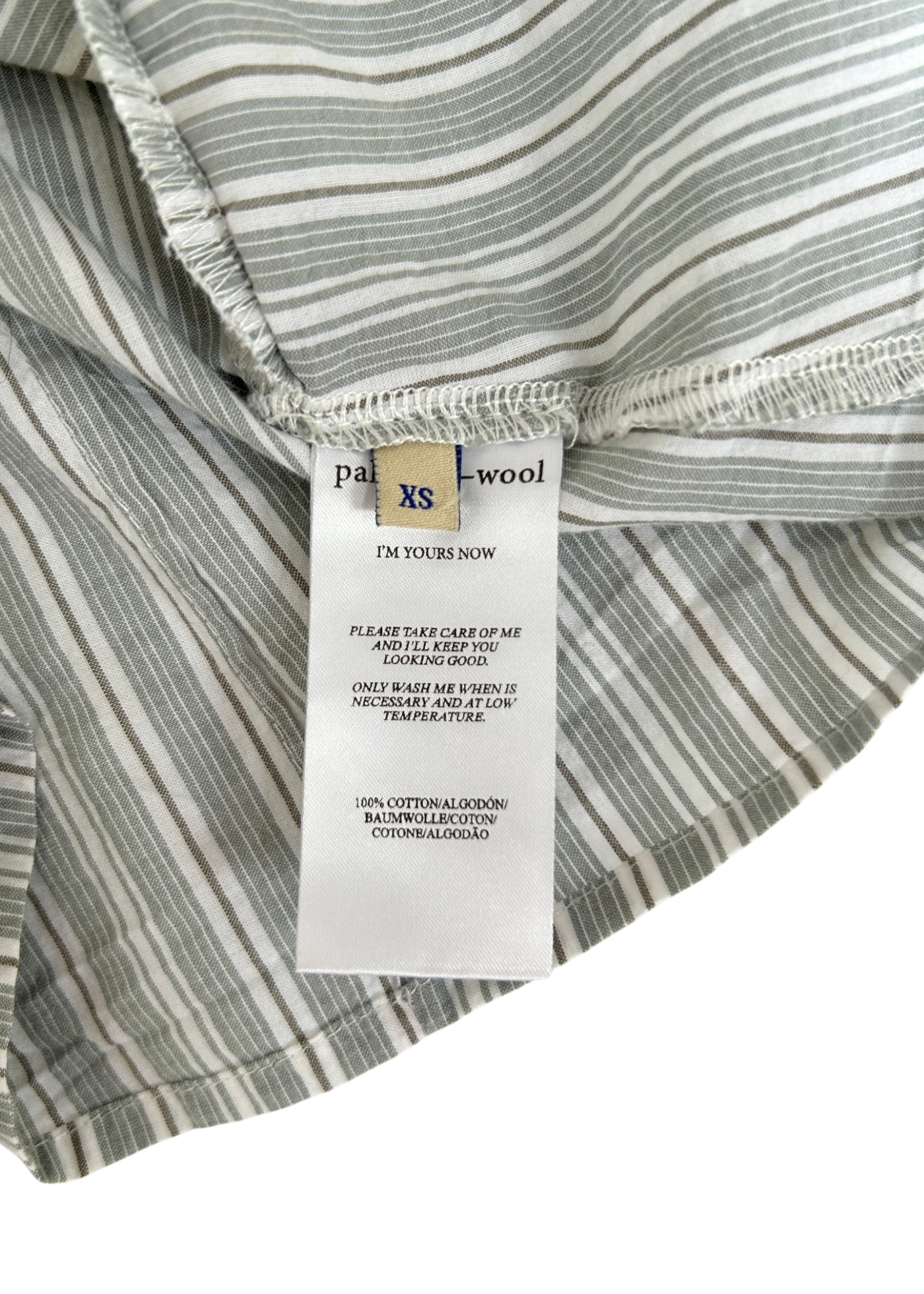 PALOMA WOOL Stripe Cotton Fitted Shirt