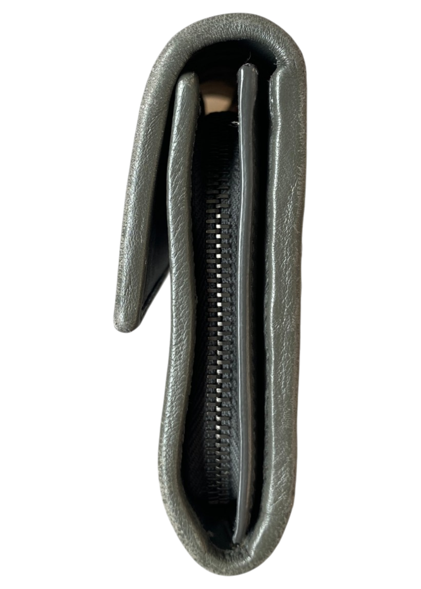 BOTTEGA VENETA Grey Intrecciato Python Leather 'Continental Wallet'