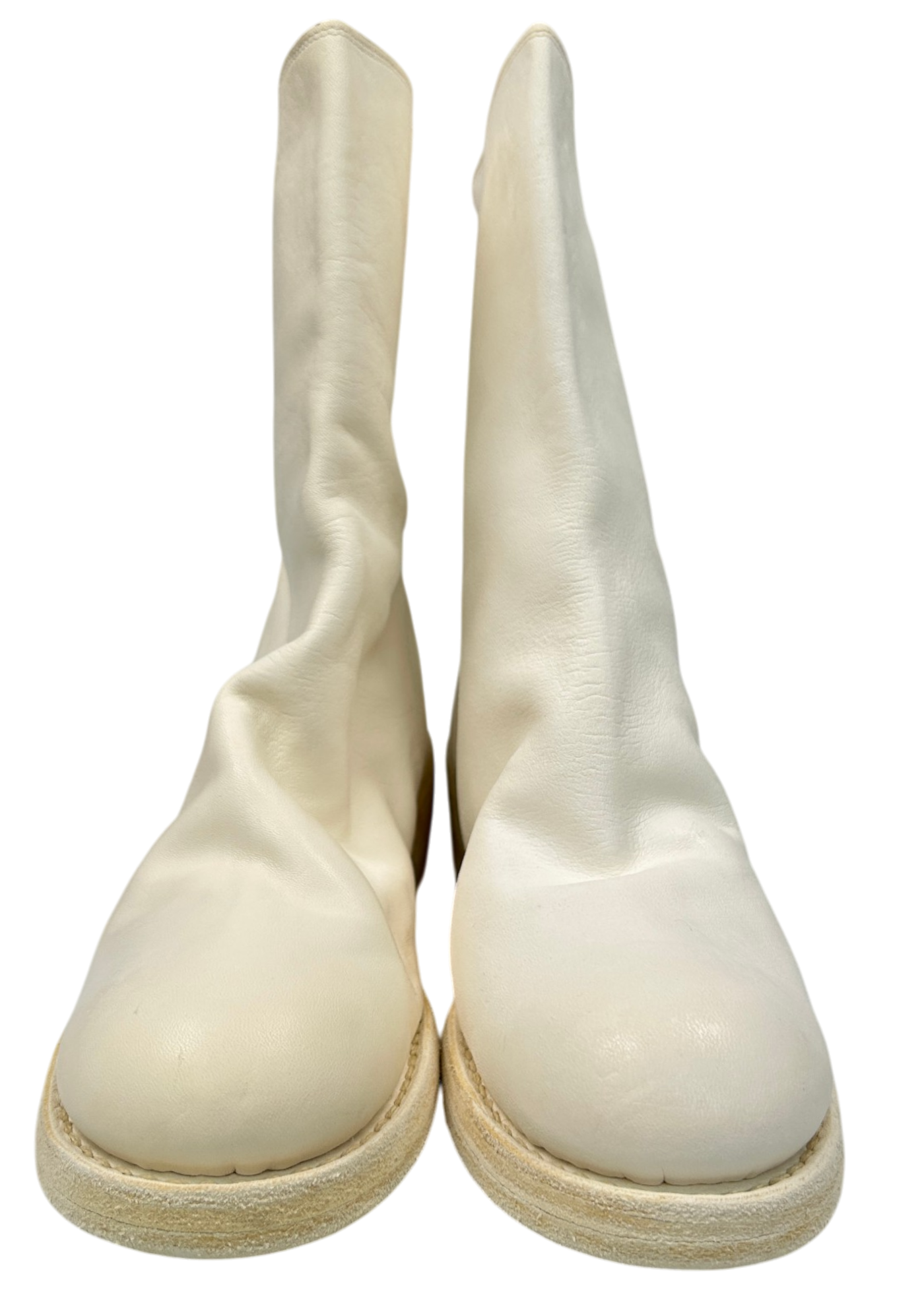 GUIDI White 788Z Leather Boots