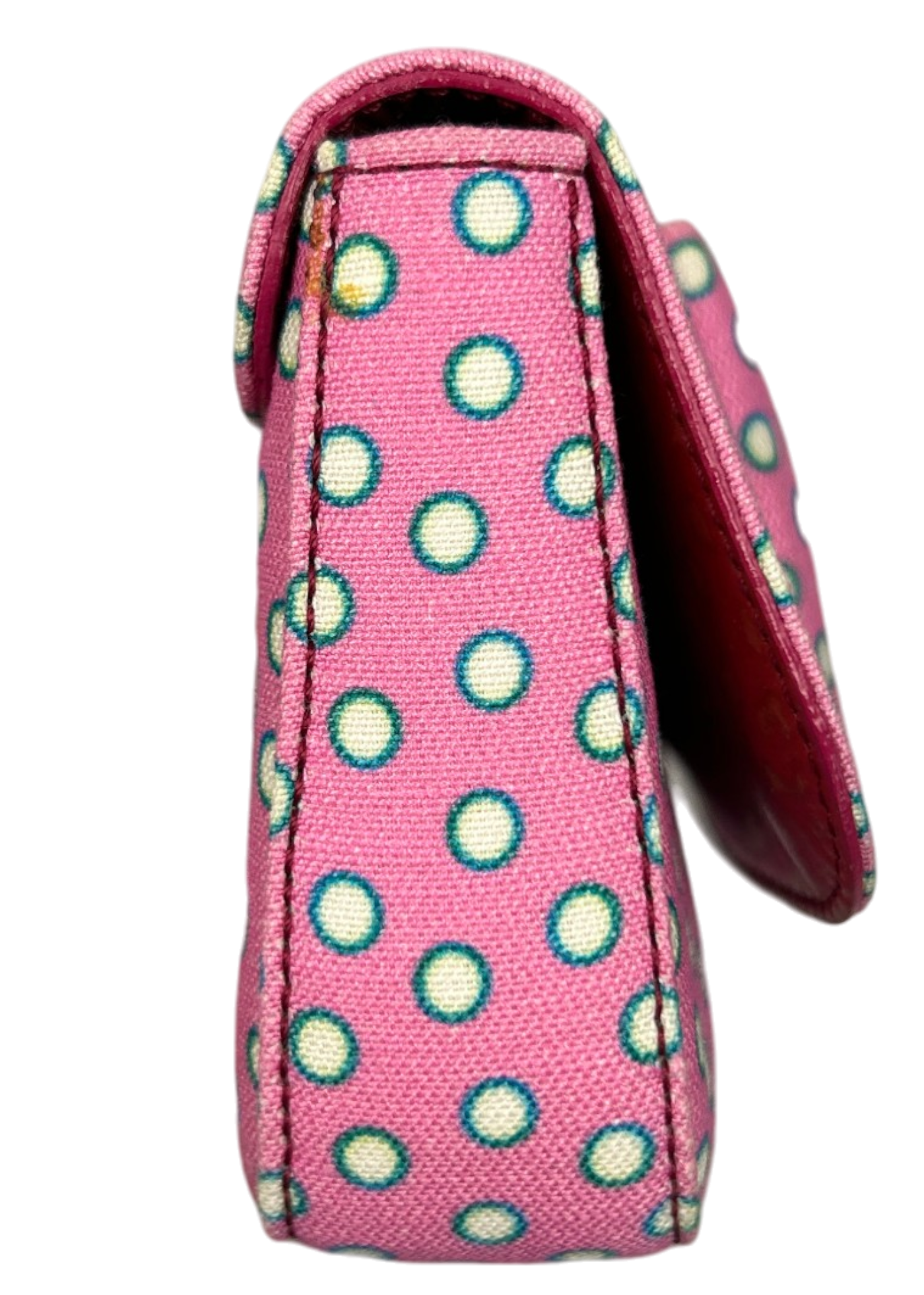 MIU MIU (AS IS) Polkadot Bow Clutch