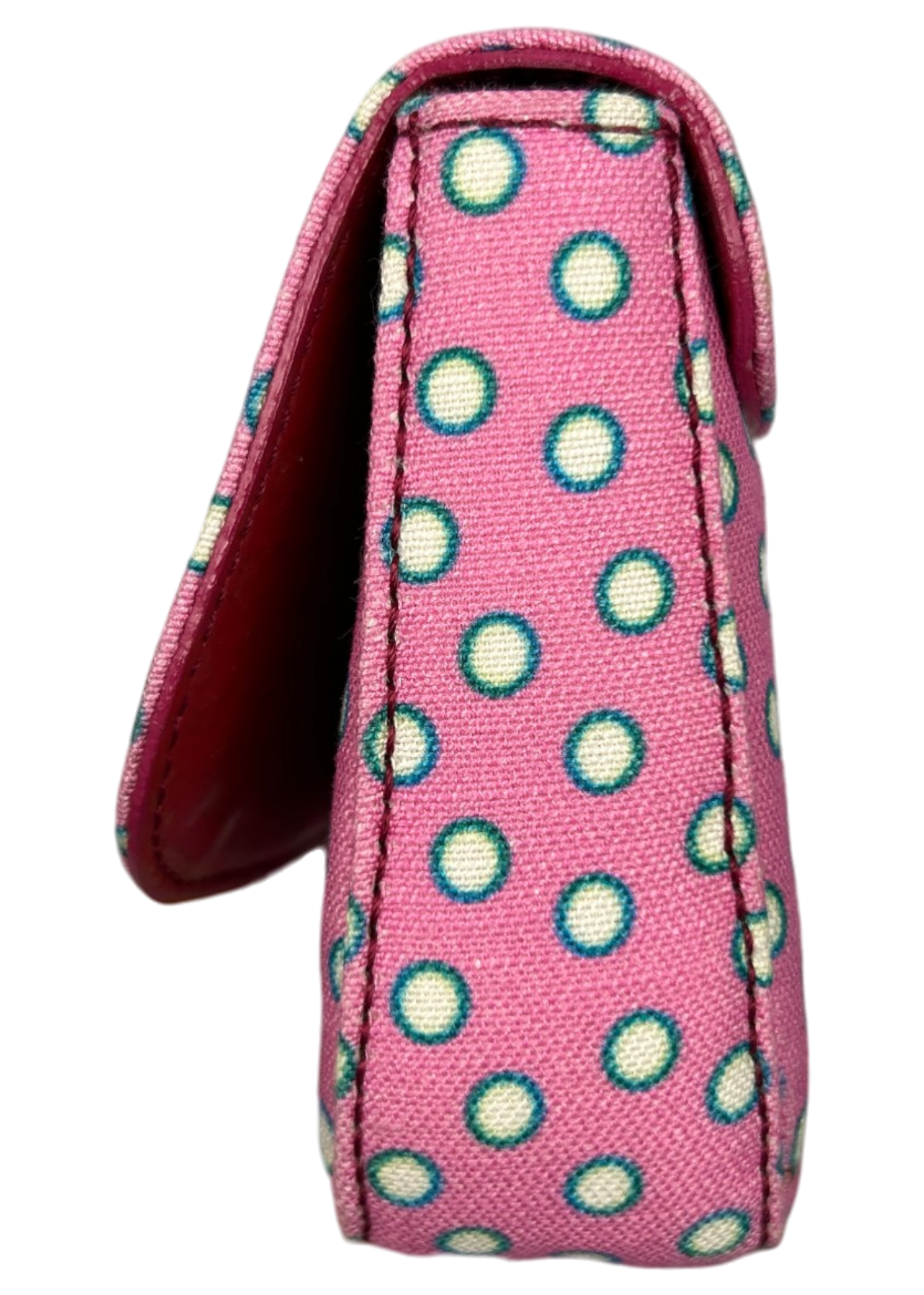 MIU MIU (AS IS) Polkadot Bow Clutch