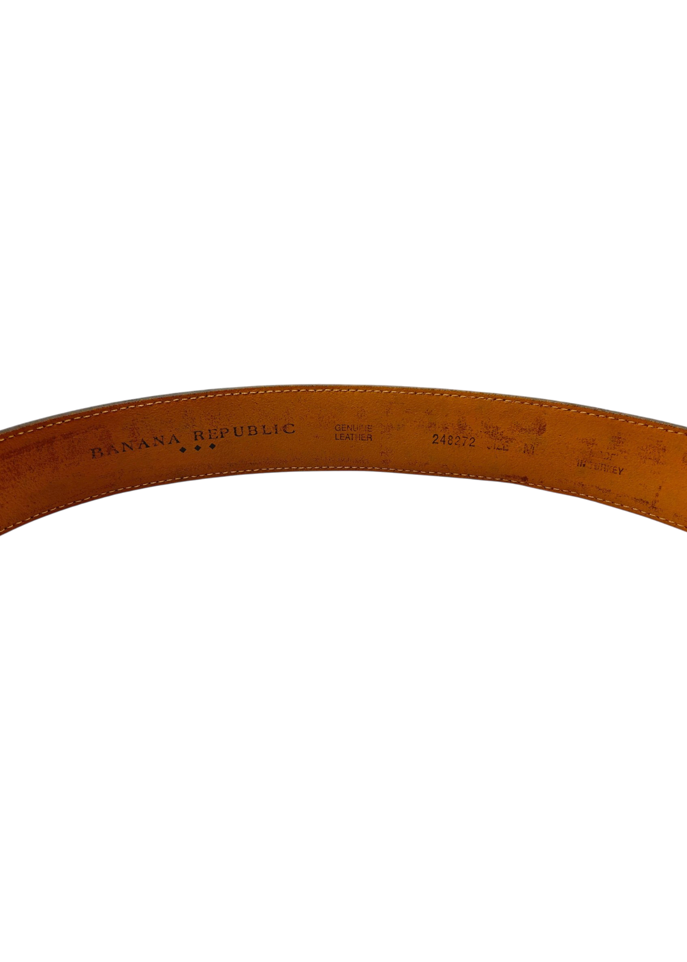 BANANA REPUBLIC Vintage (AS IS) Brown Leather Double Prong Belt