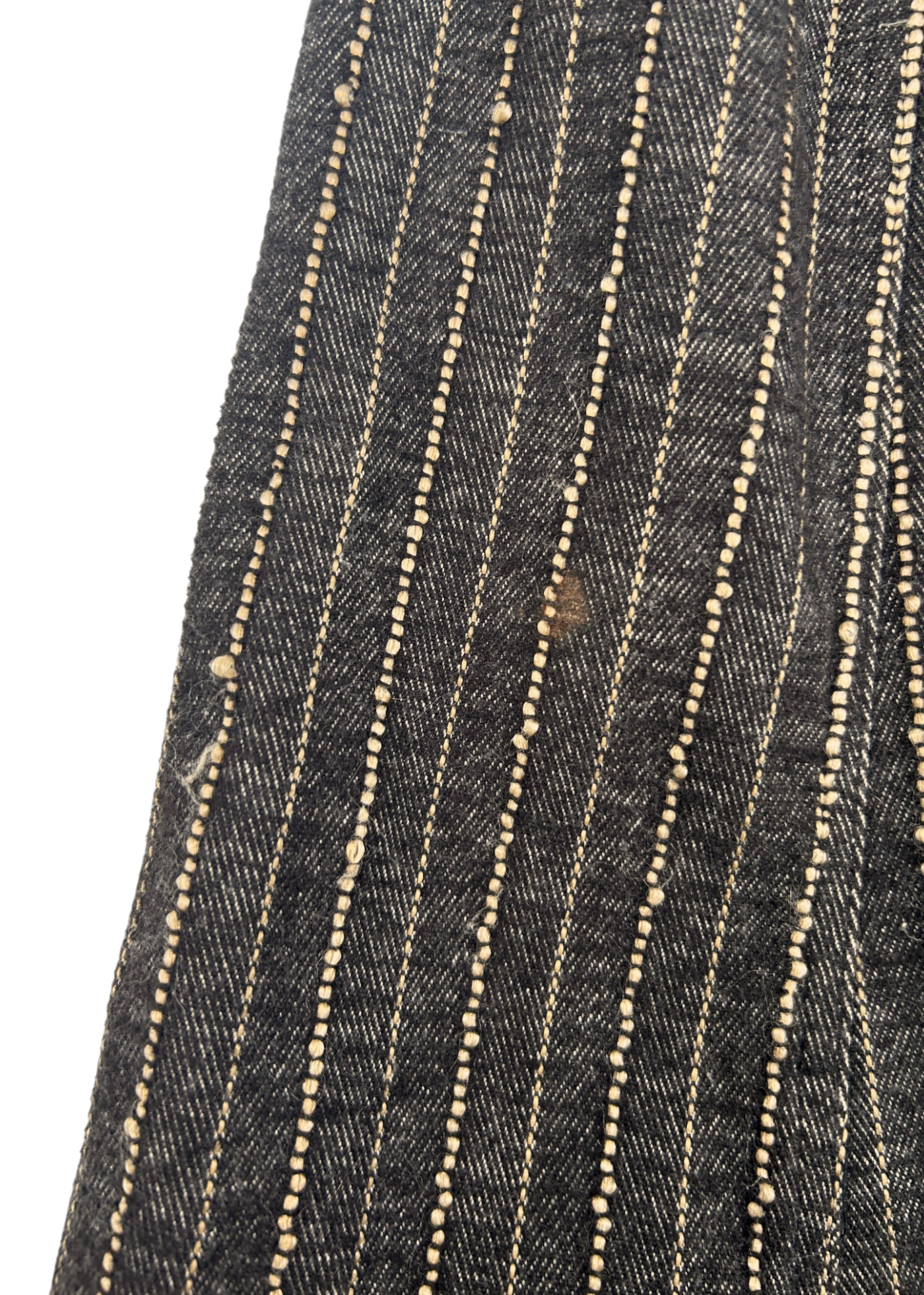 REBA (AS IS) Knit Stripe Multi Pocket Midi Skirt