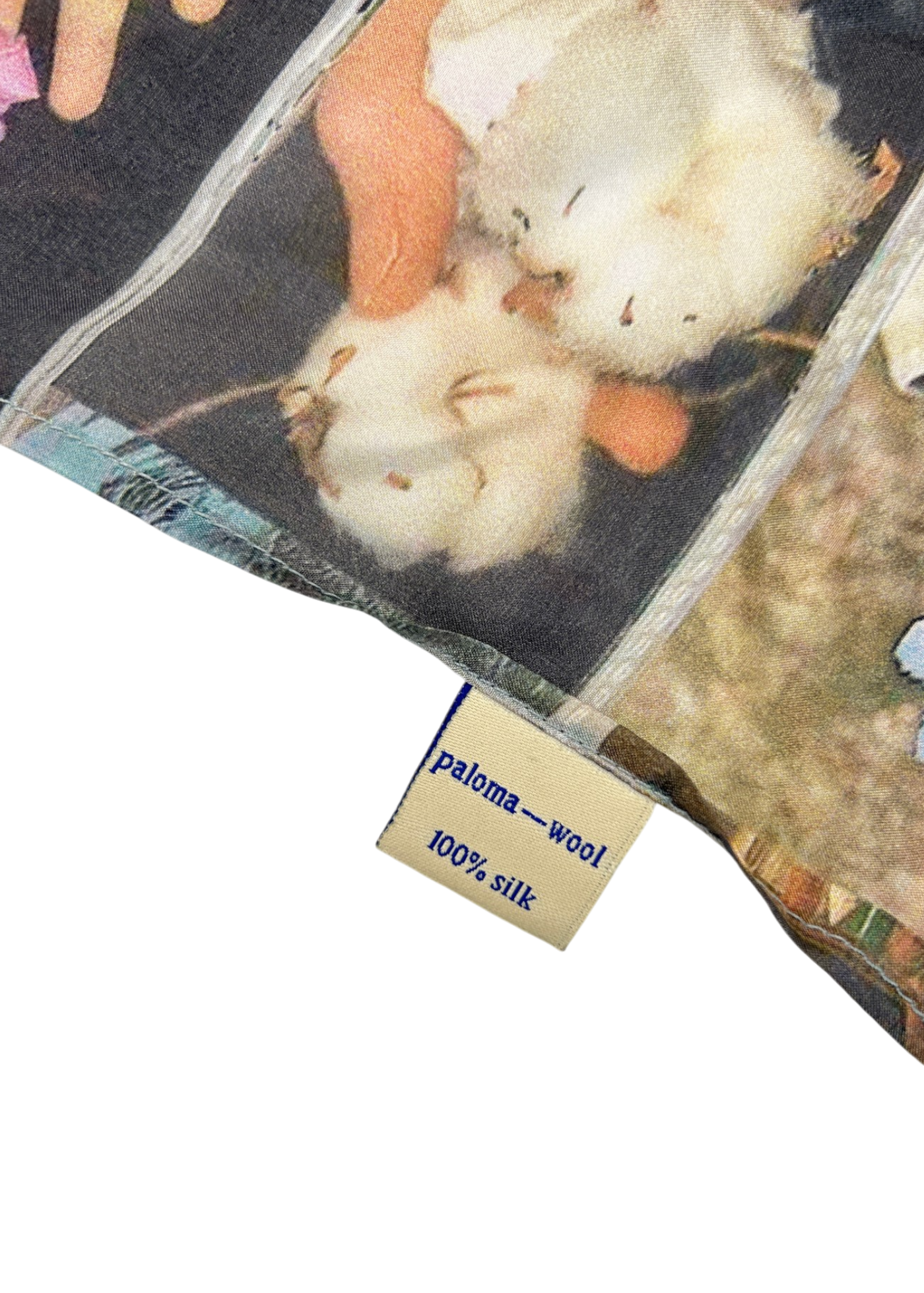 PALOMA WOOL Tenkaichi Photograph Silk Scarf