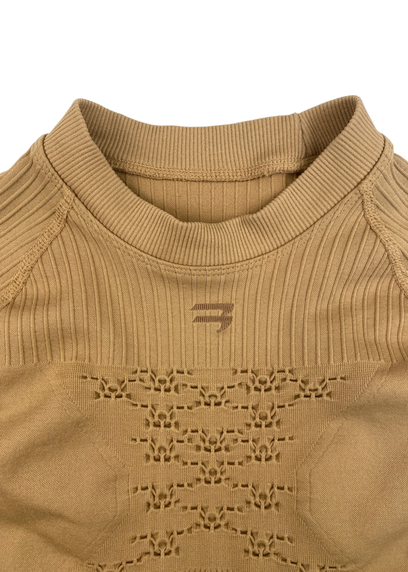BALENCIAGA x X-BIONIC Beige Sporty B Technical Knit Top