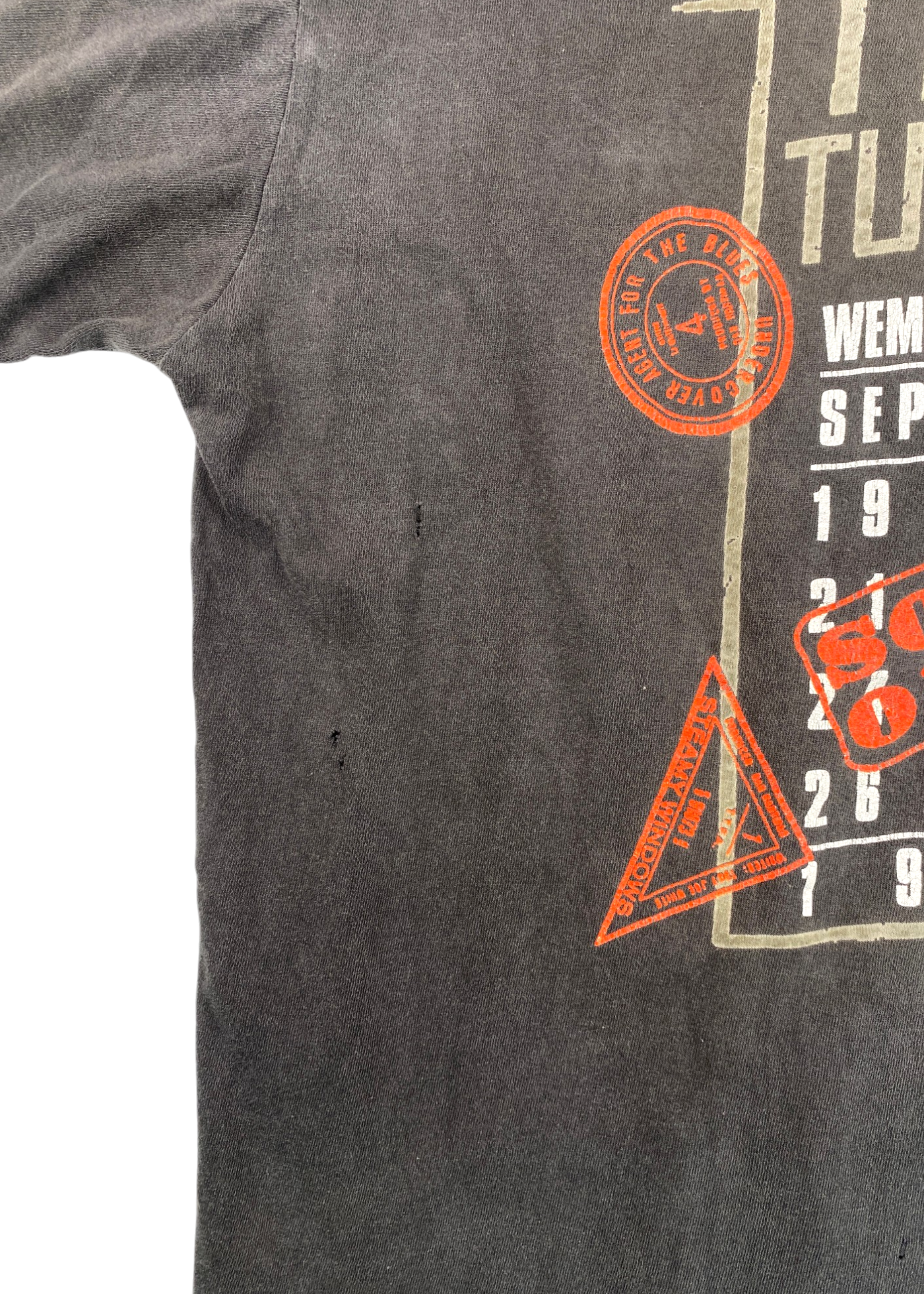 HANES VINTAGE (AS IS) Tina Turner 1990 Tour Distressed Tee