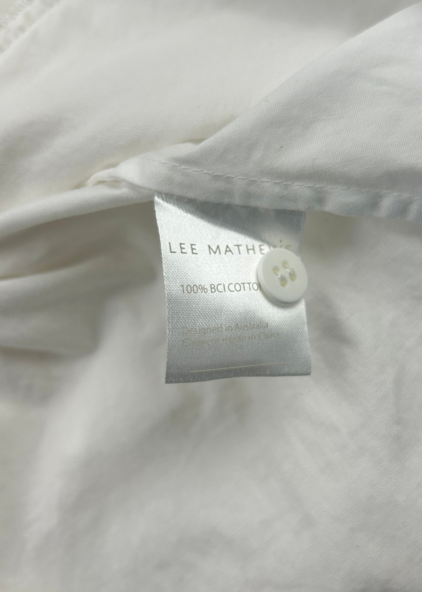 LEE MATHEWS Cotton Poet Sleeve Frilly Peasant Blouse
