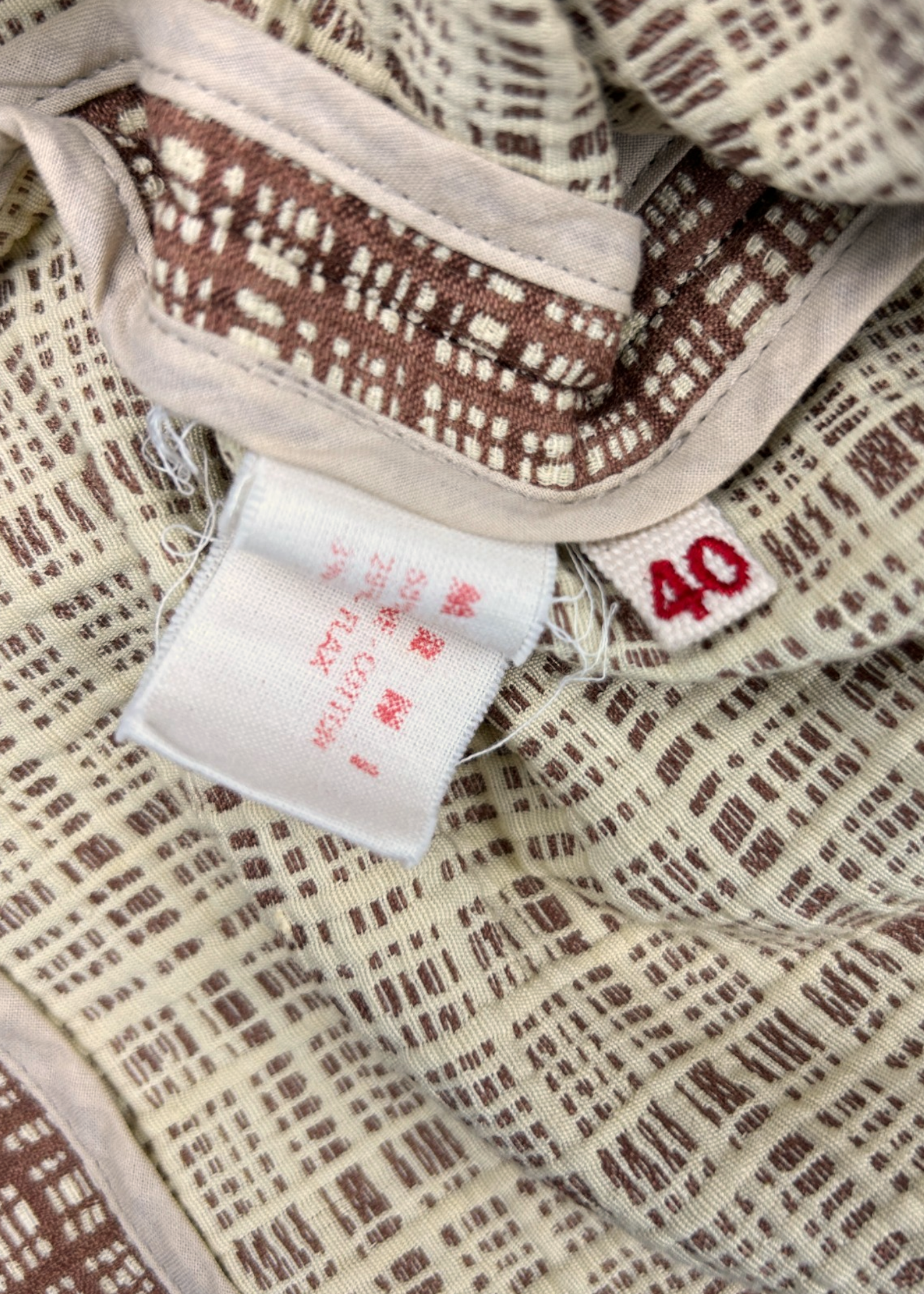 MARNI Brown Cotton/Linen Woven Jacket