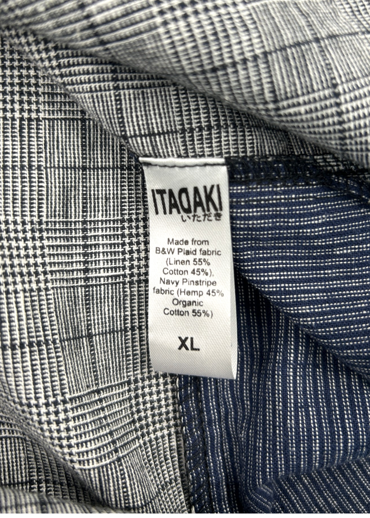 ITADAKI Check 'Hiro Jersey'