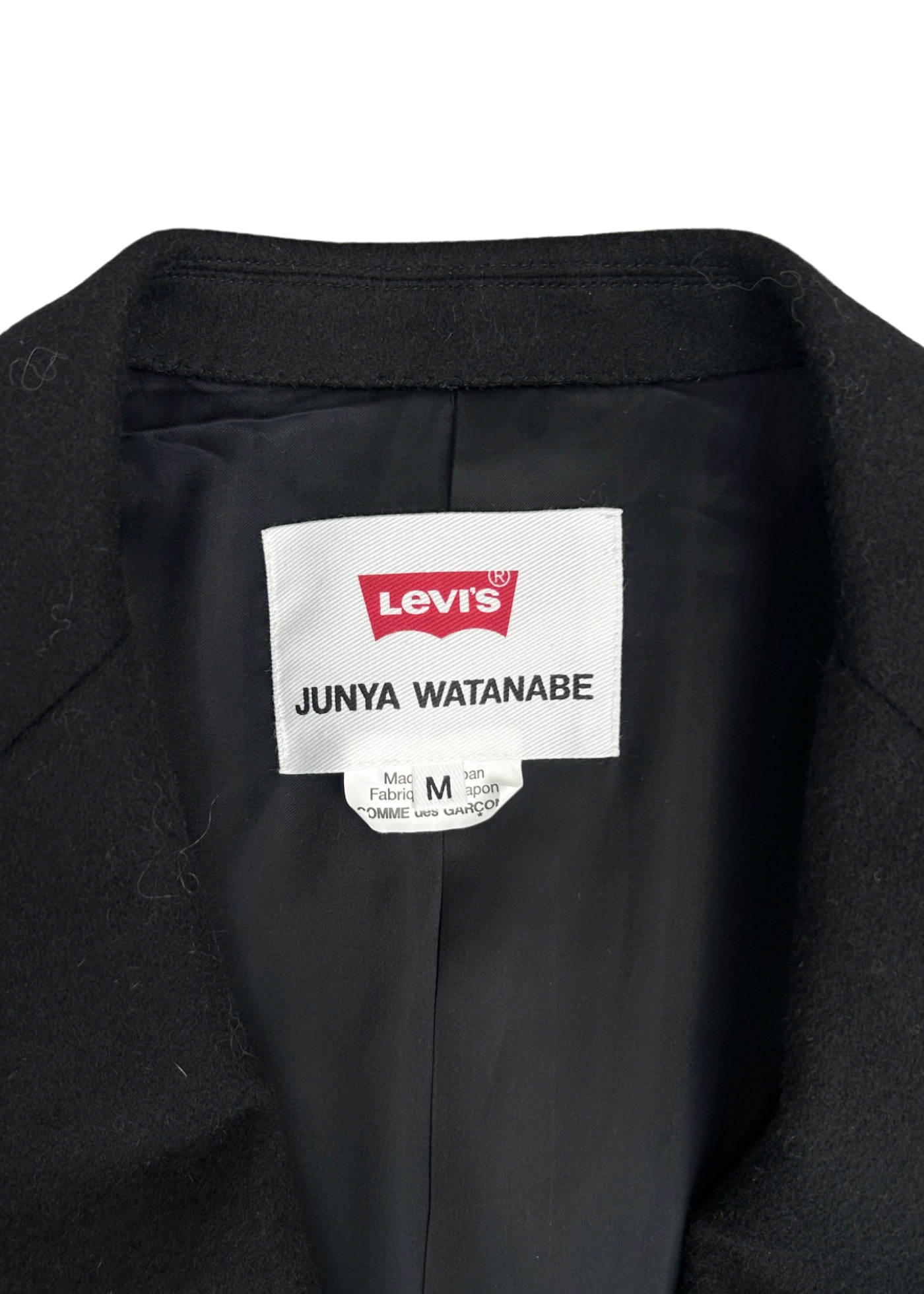 JUNYA WATANABE X LEVI'S 2023 Wool/Cashmere Maxi Coat W/ Reworked Denim