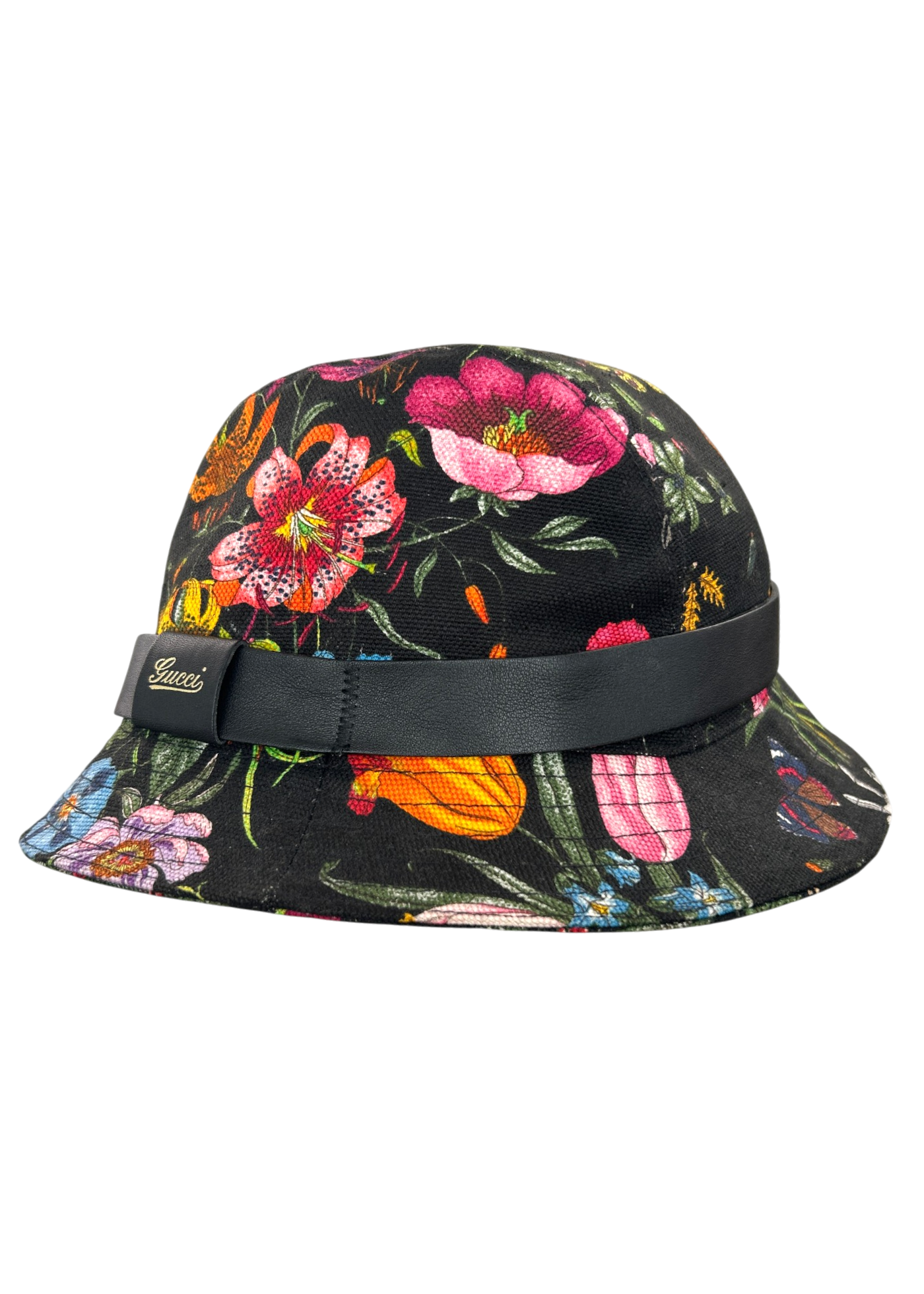 GUCCI Floral Twill Bucket Hat