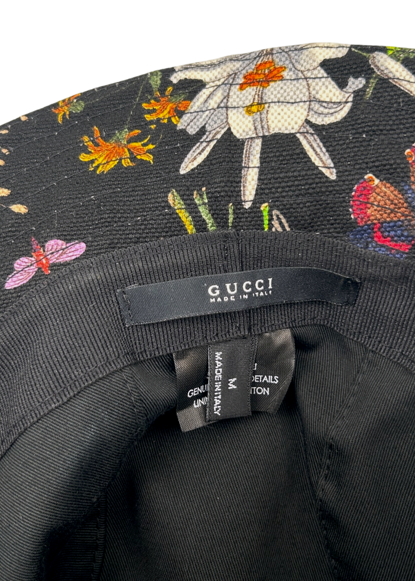 GUCCI Floral Twill Bucket Hat