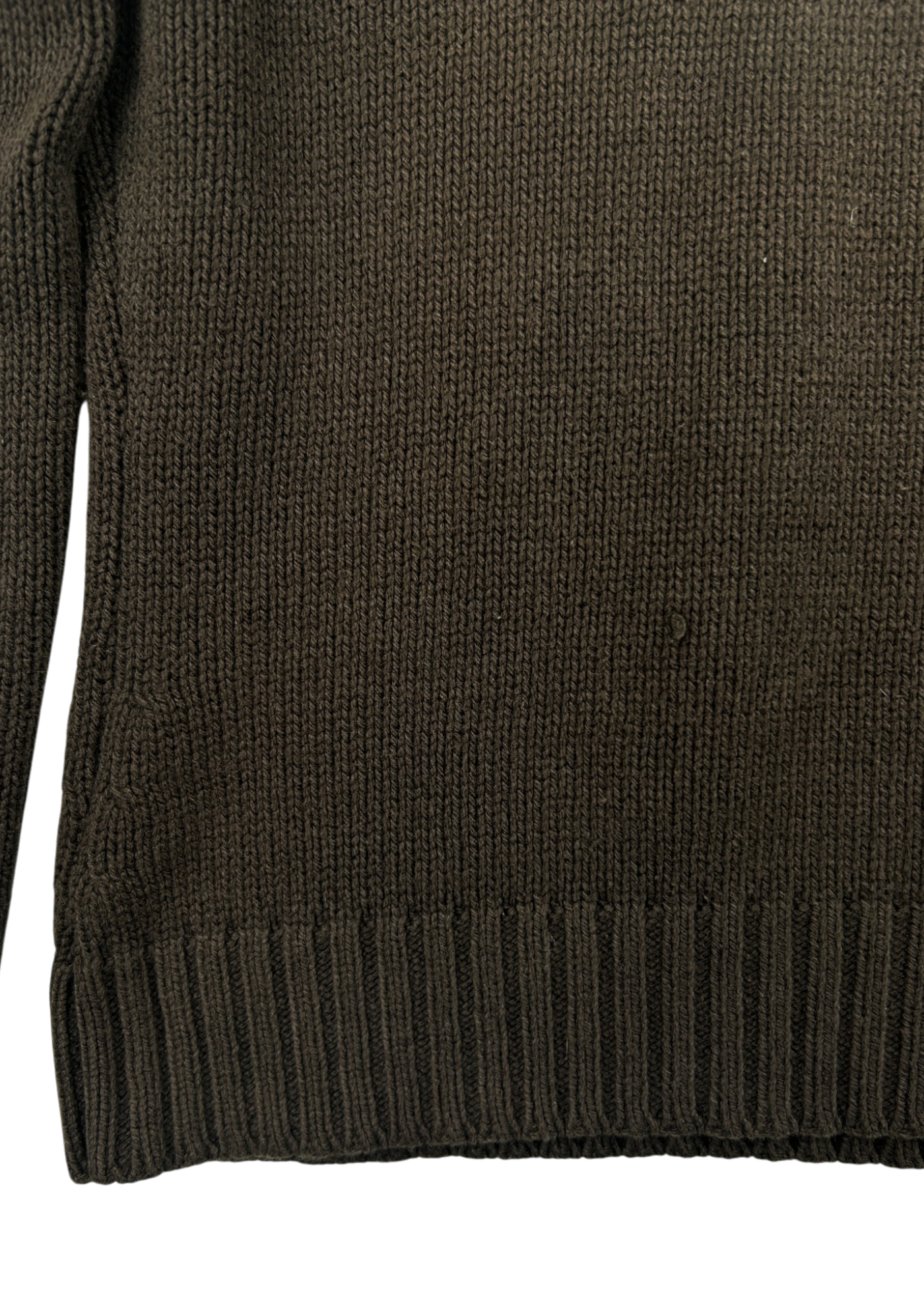 BURBERRY VINTAGE (AS IS) Brown Union Jack Turtleneck