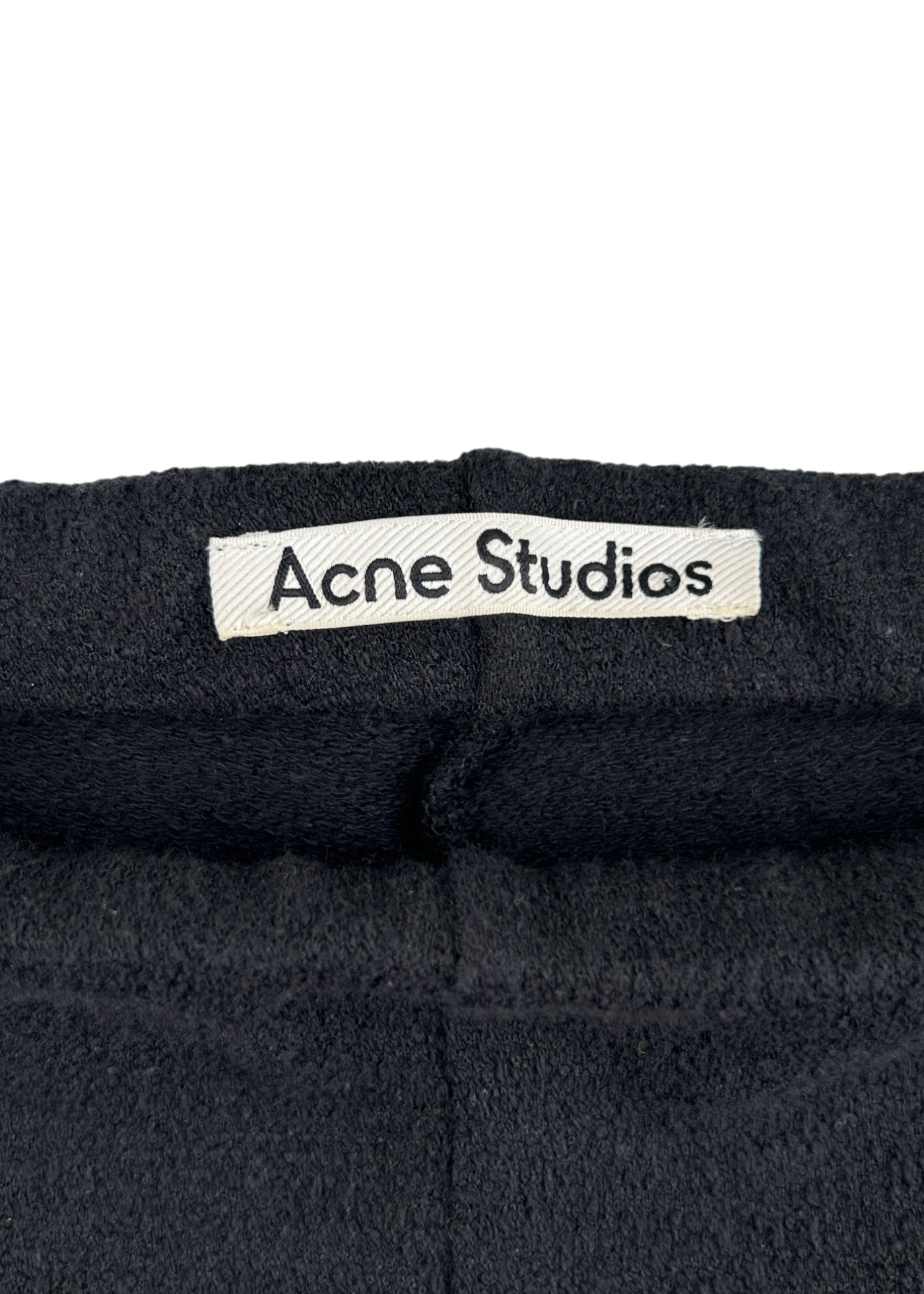 ACNE STUDIOS Cotton Crochet Cut Out Flare Pants