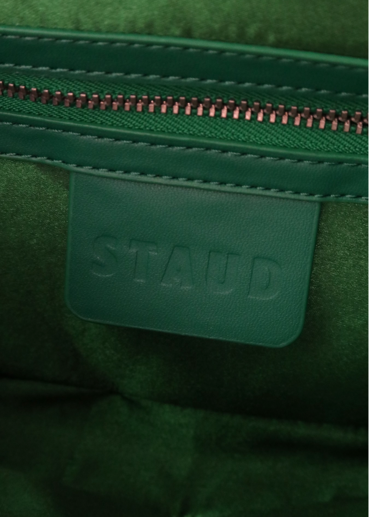 STAUD 'Tommy' White/Multicoloured Beaded Vegetable Shoulder Bag
