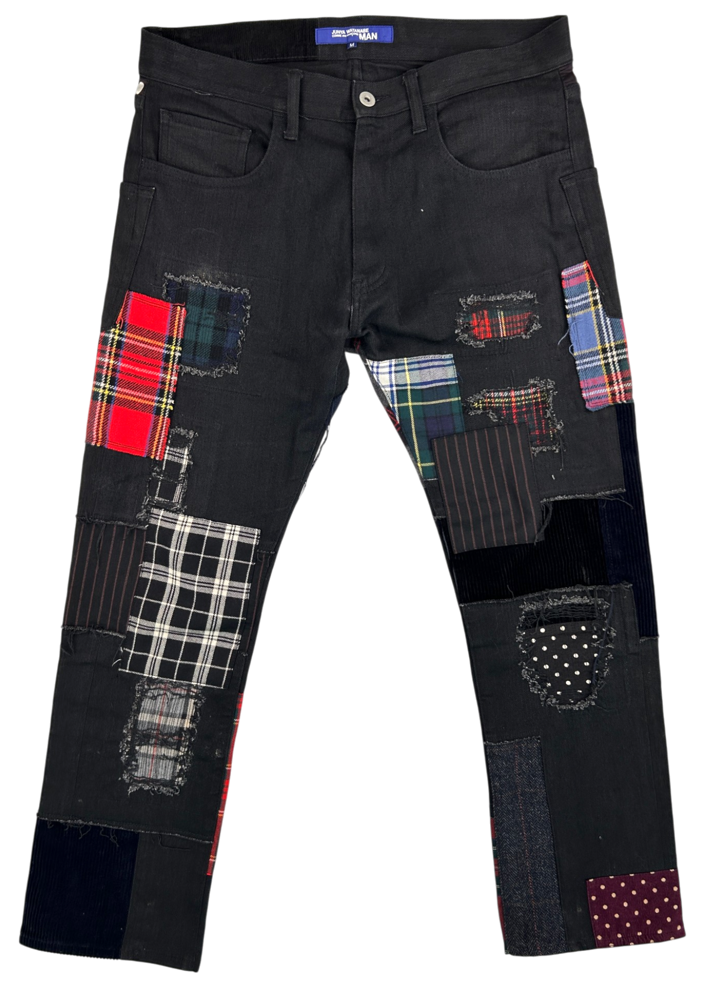 JUNYA WATANABE COMME DES GARCONS A/W2014 Tartan/Plaid Patchwork Pants