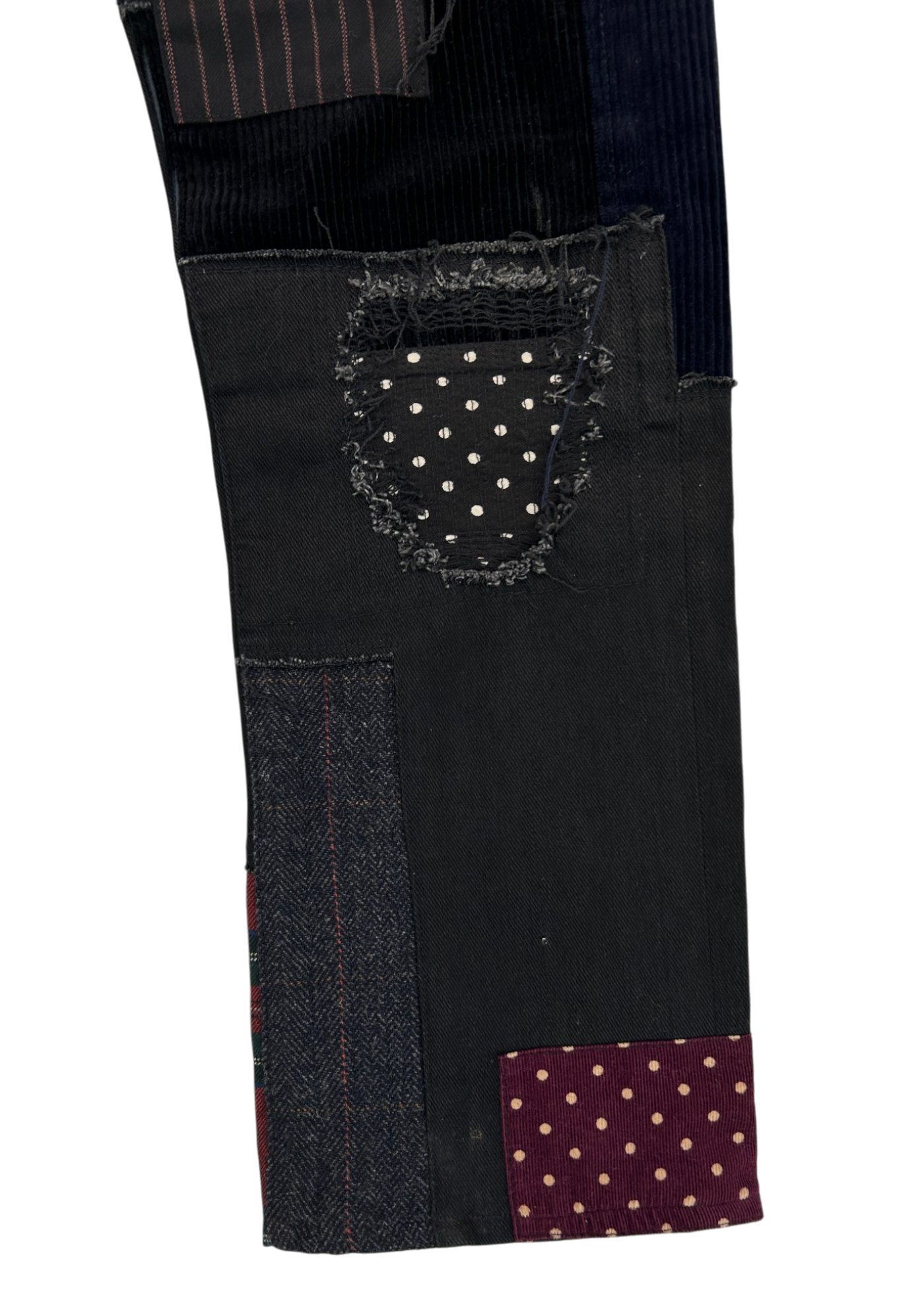 JUNYA WATANABE COMME DES GARCONS A/W2014 Tartan/Plaid Patchwork Pants