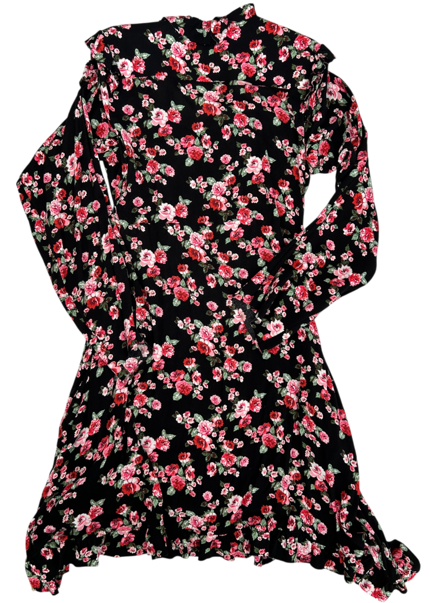 VETEMENTS S/S 2016 Floral Maxi Dress W/ Neck Tie