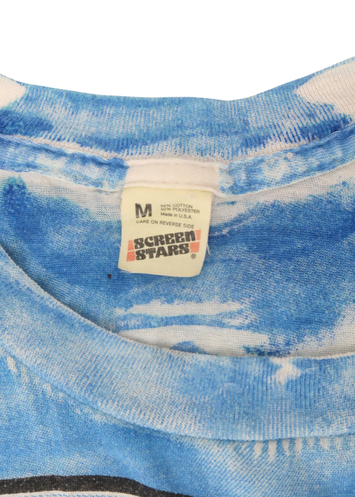 BOOTLEG 1990s Nirvana Nevermind Blue Airbrushed Graphic Tee