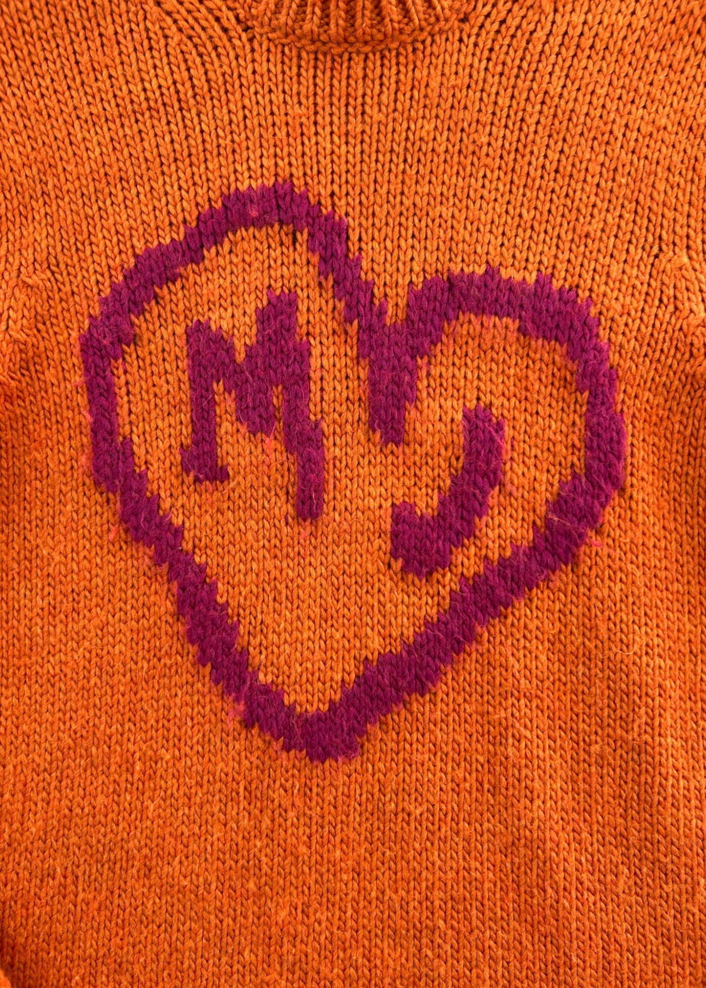 HEAVEN BY MARC JACOBS 2021 'MJ' Love Knit Jumper