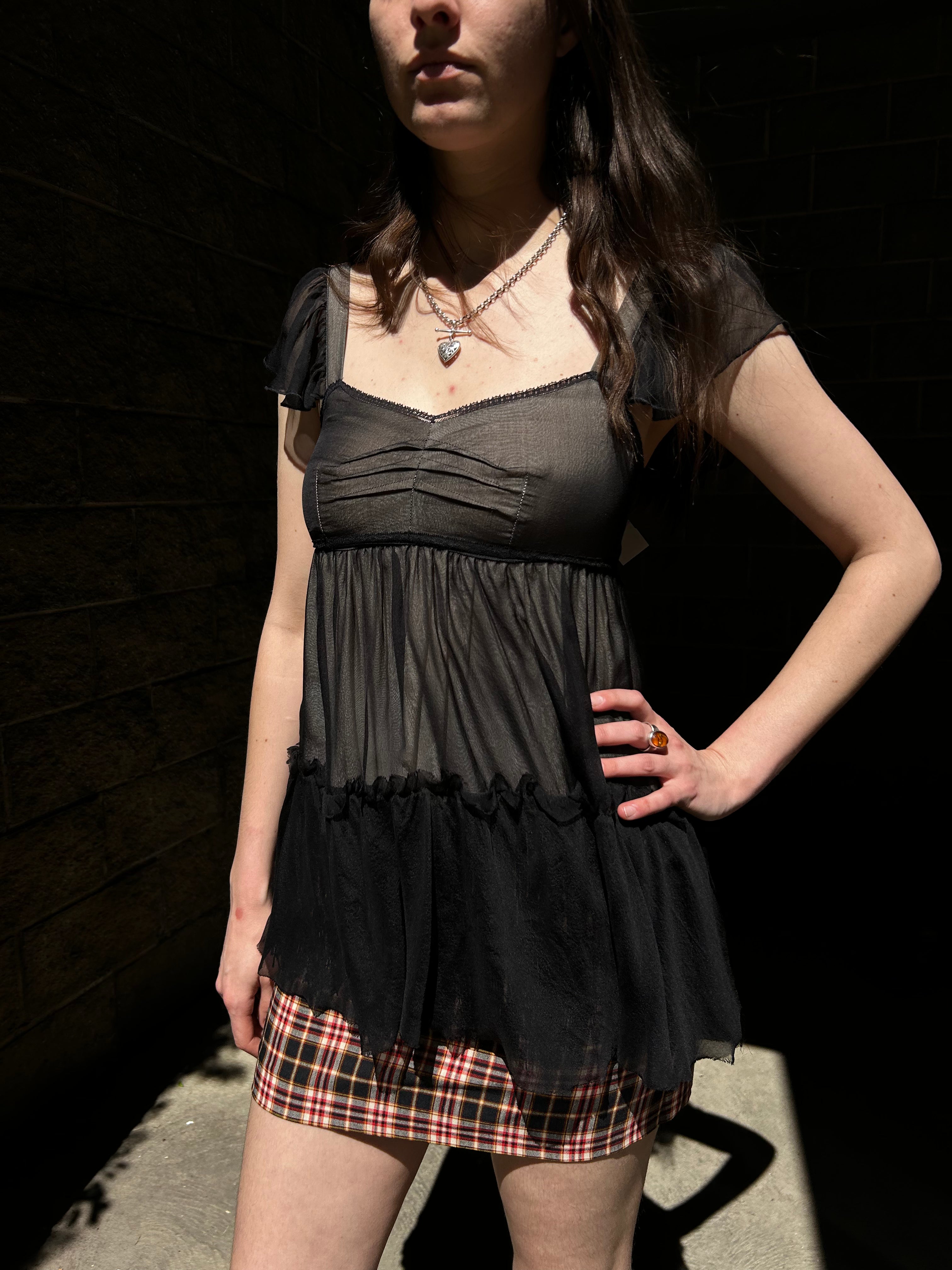 DOLCE & GABBANA AS IS Chiffon Babydoll Cami