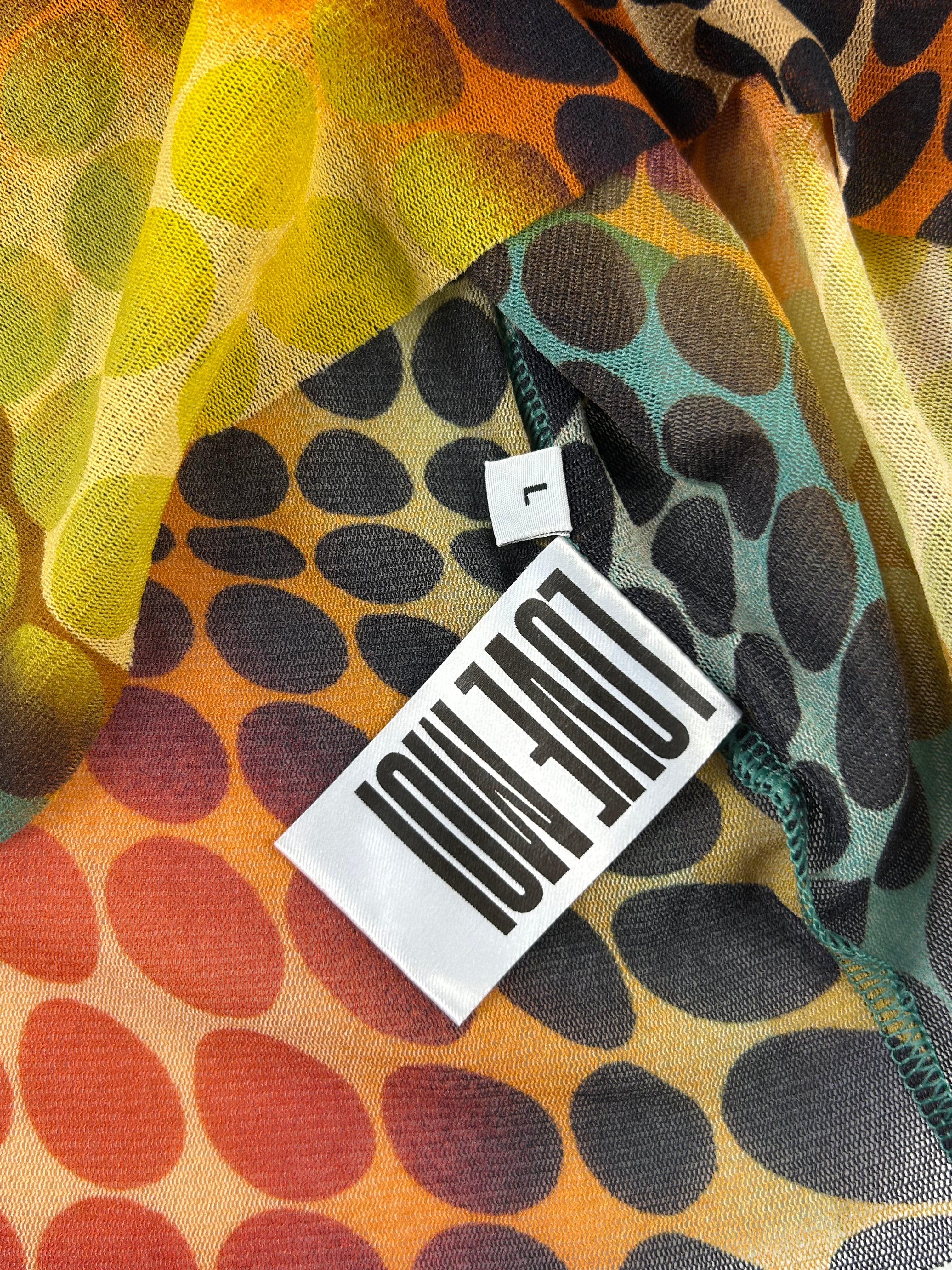 JEAN PAUL GAULTIER Re-Edition Trompe L'Oeil Mesh Top