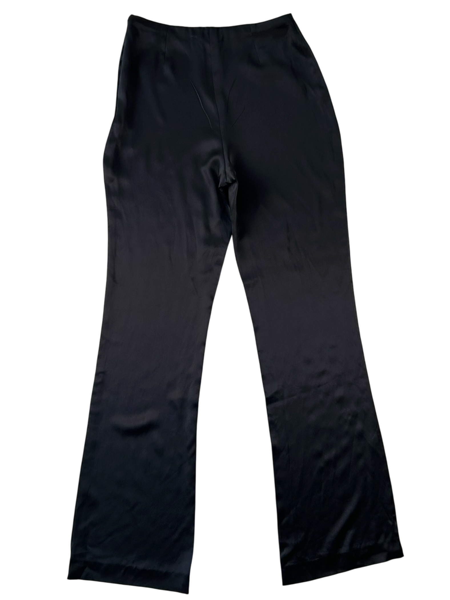 CHANEL F/W 2000 Silk Satin Straight Leg Pants