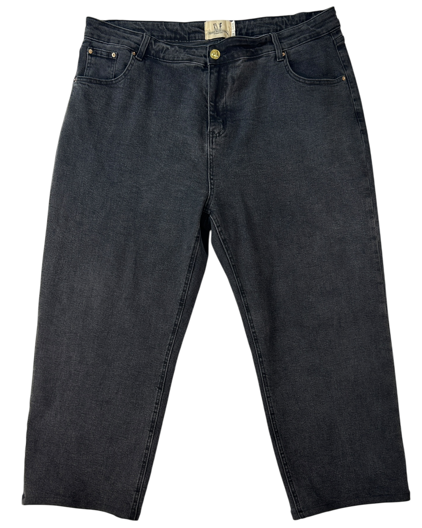 FASHION BRAND COMPANY Washed Black 'Nap Jeans For Big Butts'