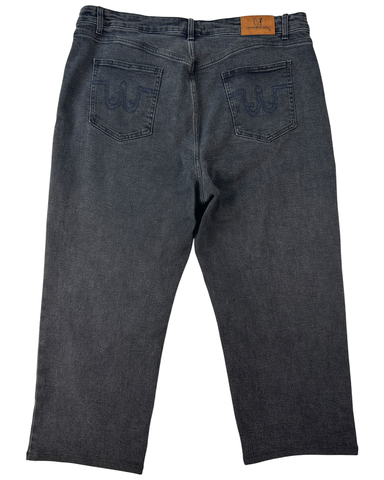 FASHION BRAND COMPANY Washed Black 'Nap Jeans For Big Butts'