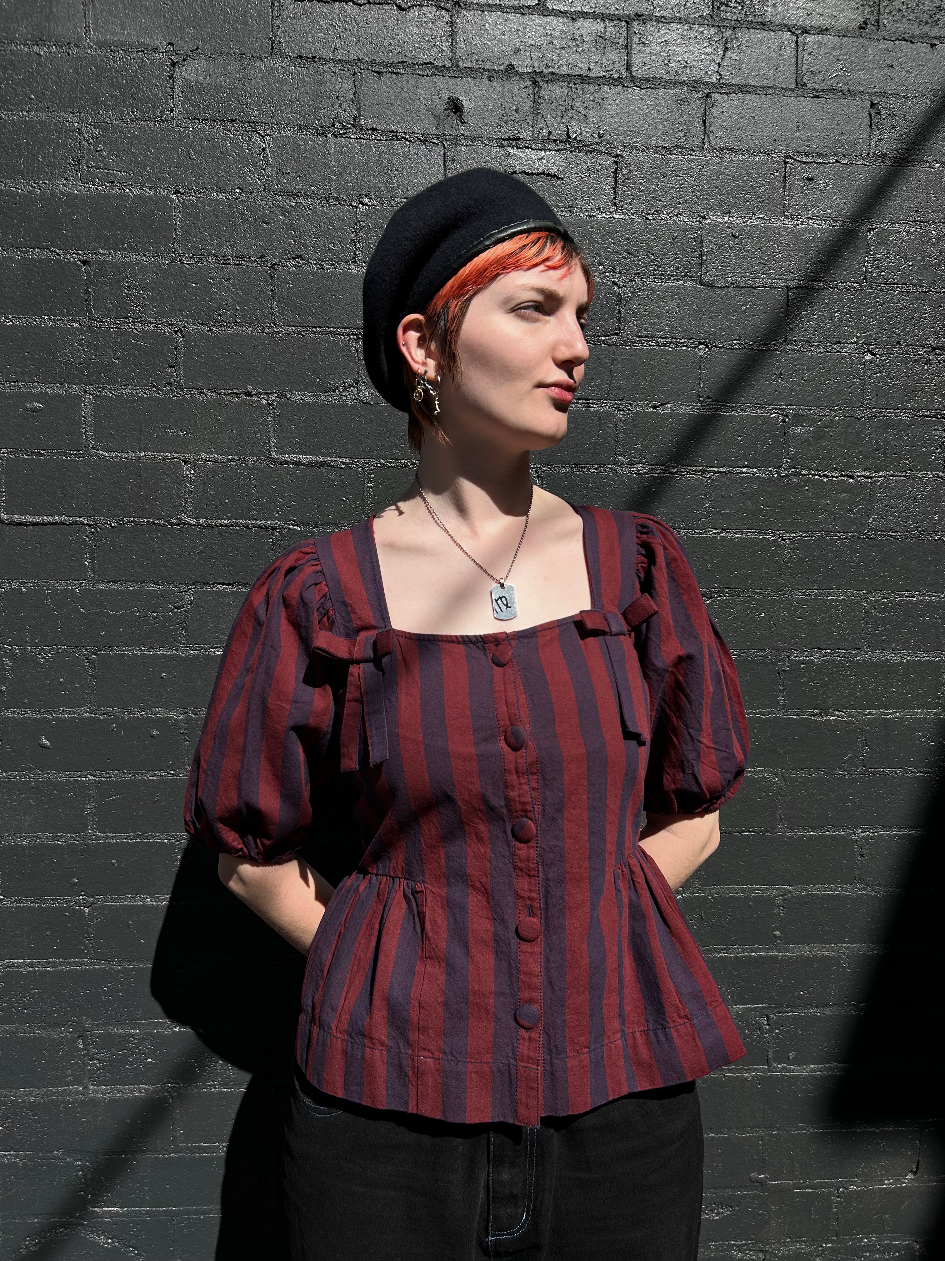 DAMSON MADDER (BNWT) Stripe Top