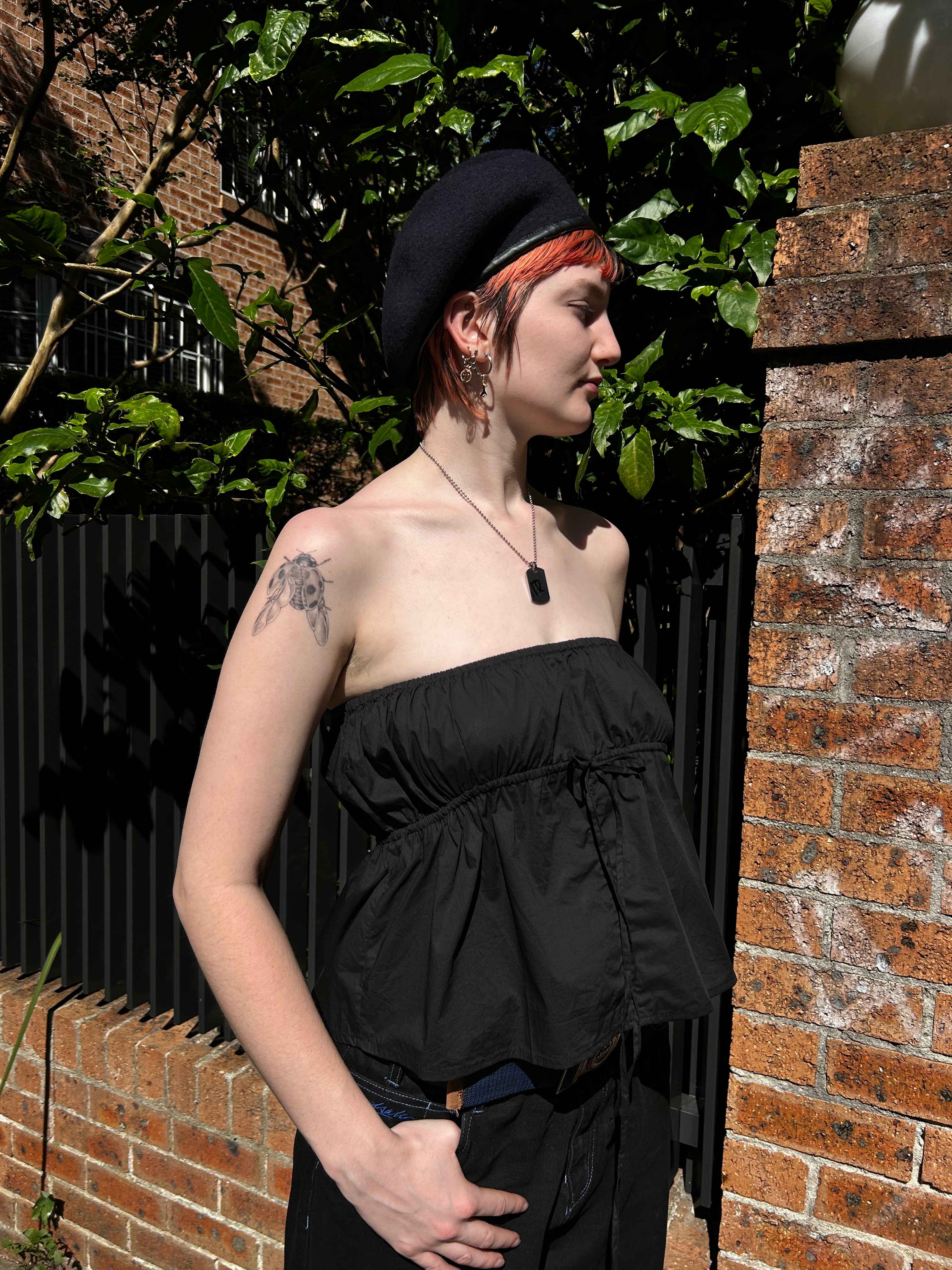 DEIJI STUDIOS (BNWT) Strapless Cotton Top