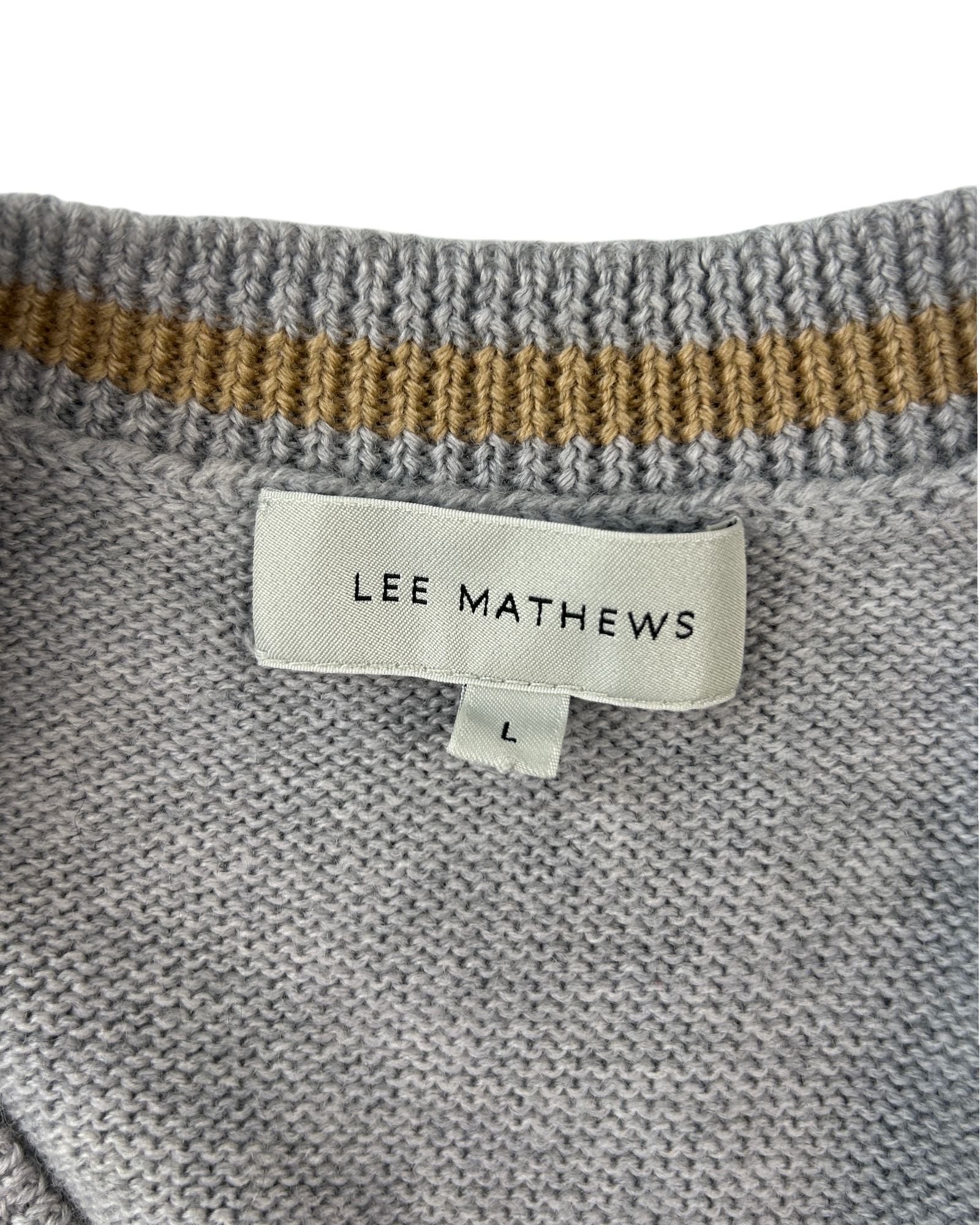 LEE MATHEWS Merino Wool Knit Vest