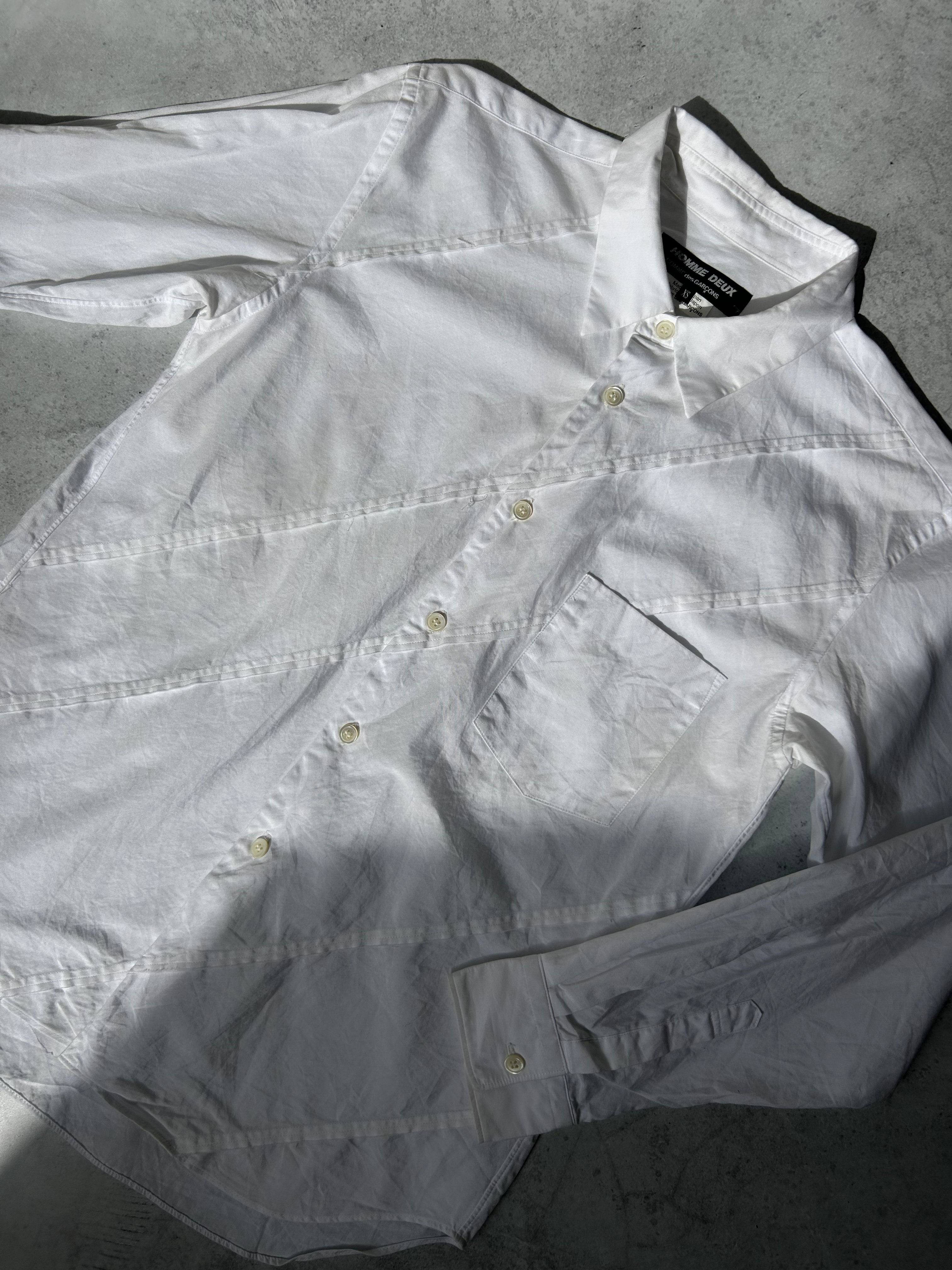 COMME DES GARCONS HOMME DEUX Panelled Button Down Shirt