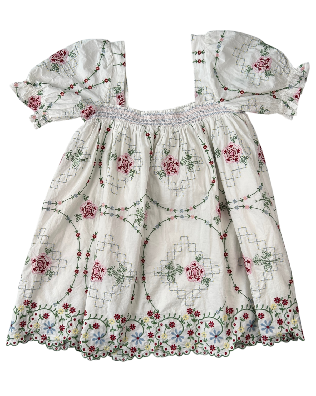 DAMSON MADDER (BNWT) 'Lulu' Embroidered Mini Dress