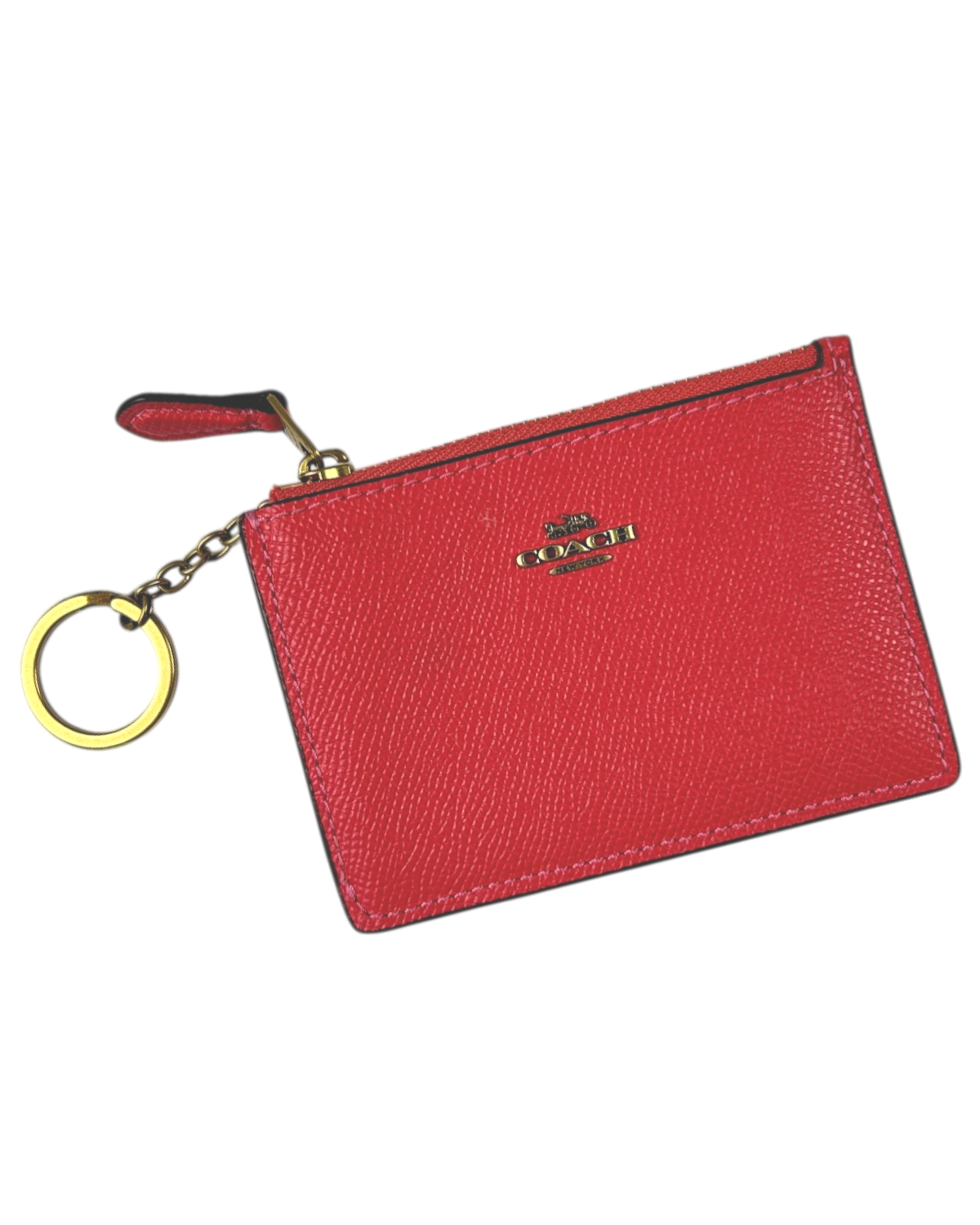 COACH Candy Pink Leather ID Case