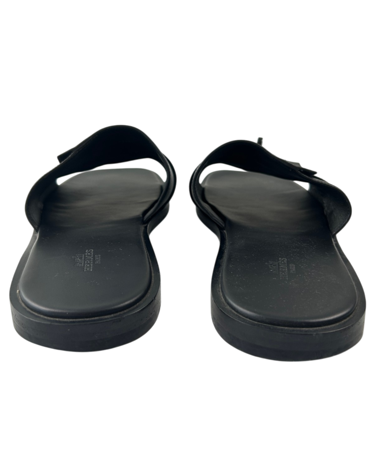 HERMES 'Gabriel' Leather Slides