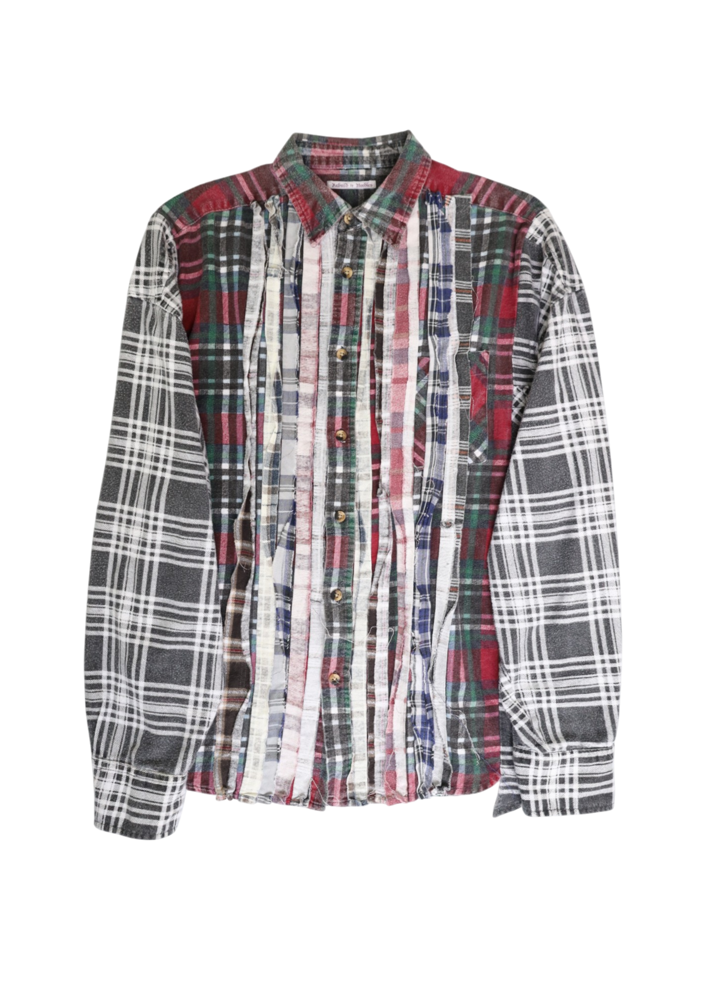 NEEDLES Rebuilt Multicolour Patchwork Button-Up
