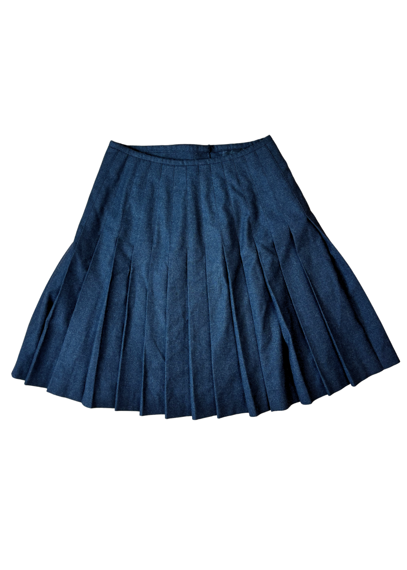 JEAN PAUL GAULTIER Wool Pleat Mini Skirt