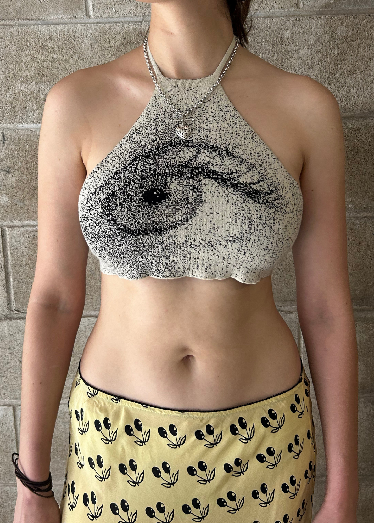 Paloma Wool Eye Knit Halter Top