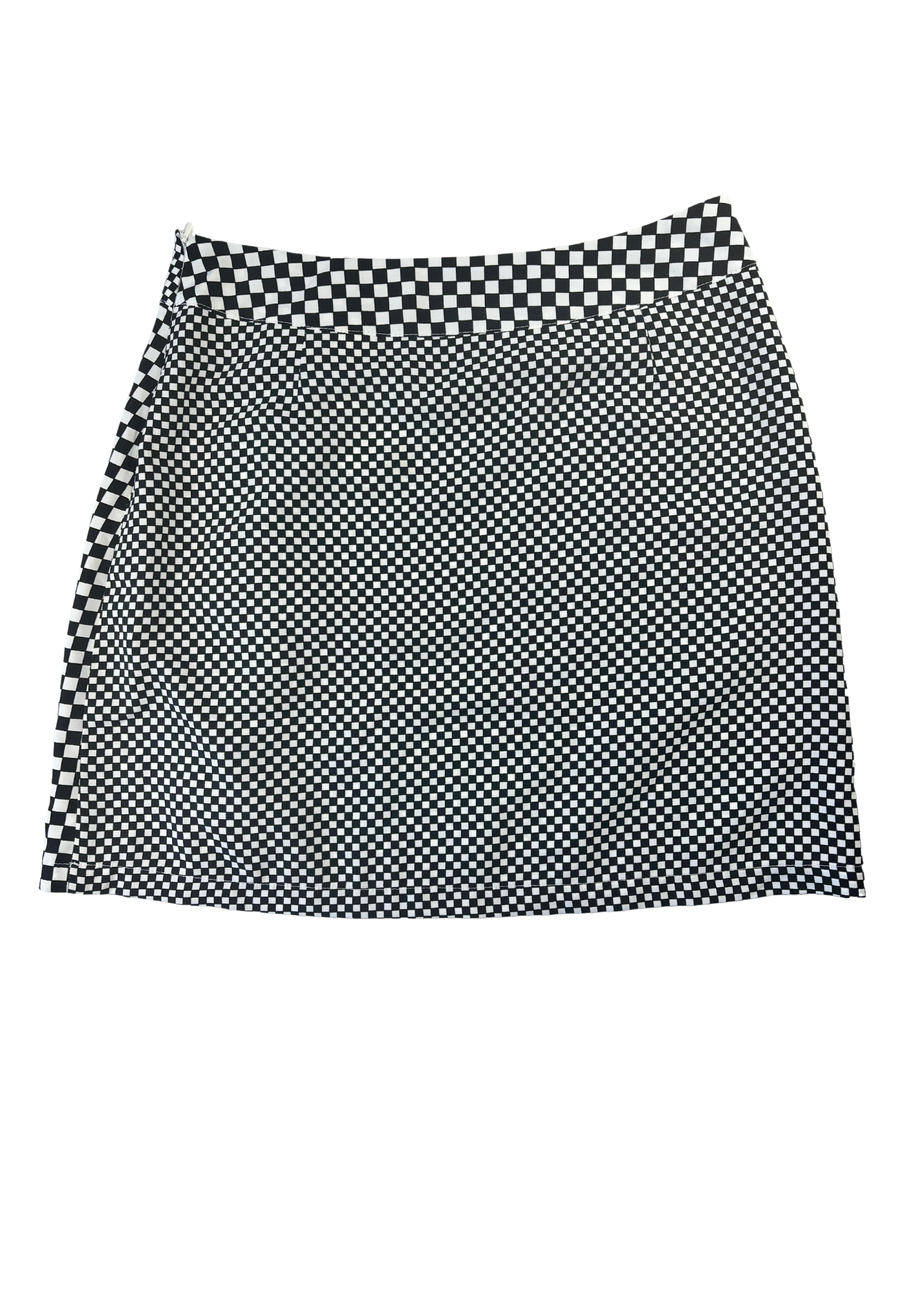 MOSCHINO JEANS Checkerboard Mini Skirt