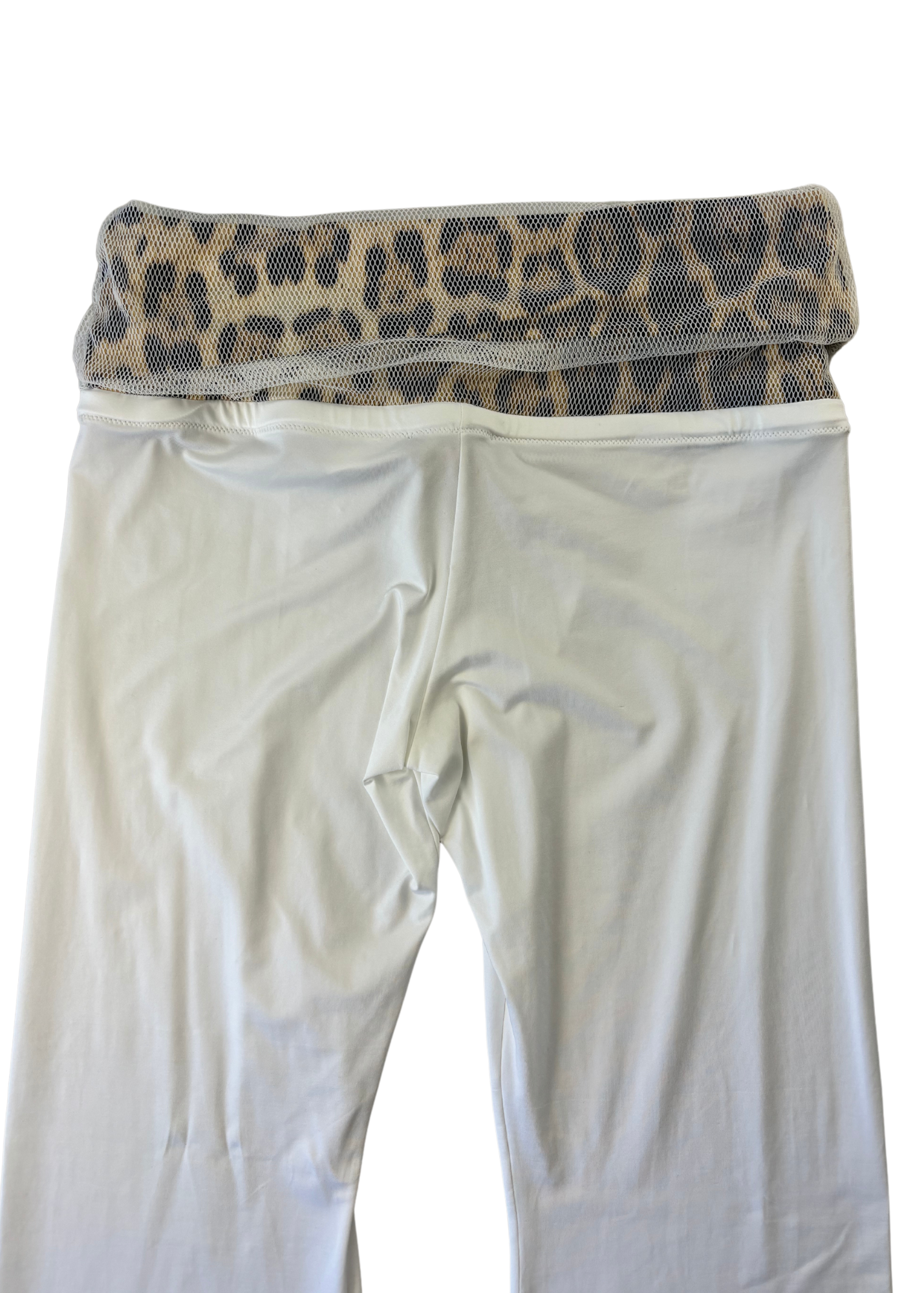 ROBERTO CAVALLI GYM Leopard Print Flare Pants