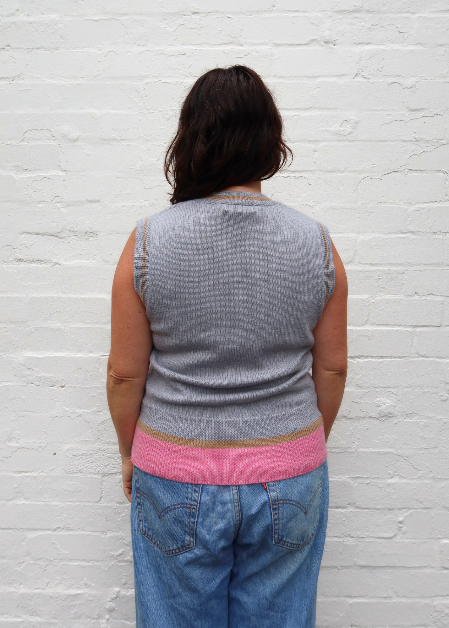 LEE MATHEWS Merino Wool Knit Vest