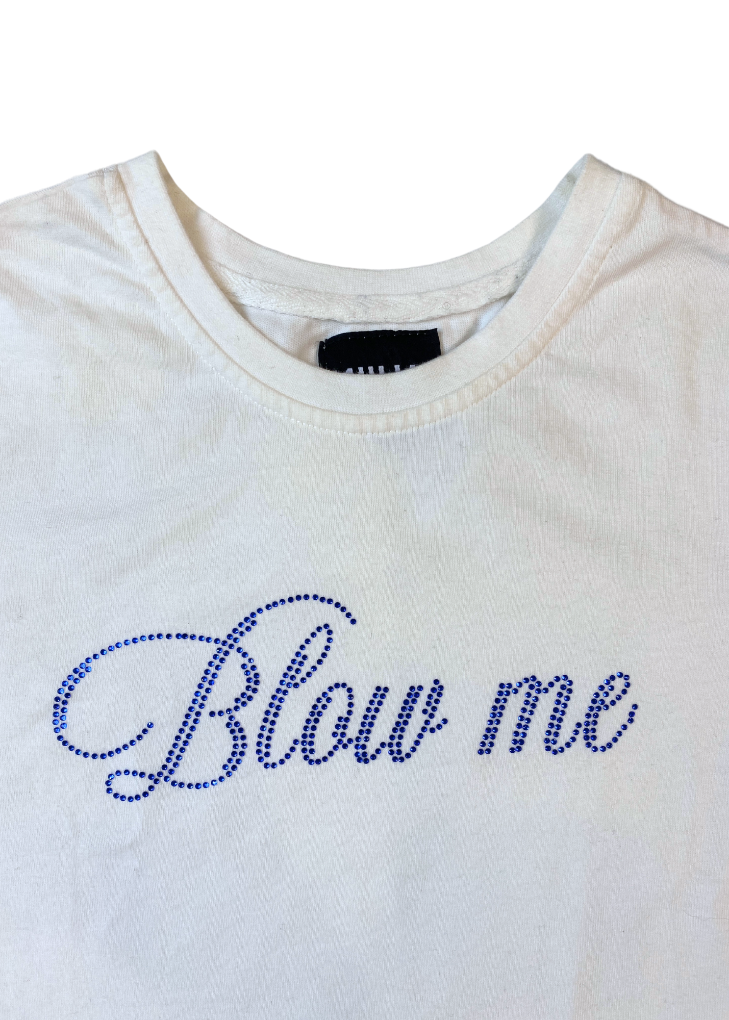 NIIHAI Rhinestone 'Blow Me' Baby Tee