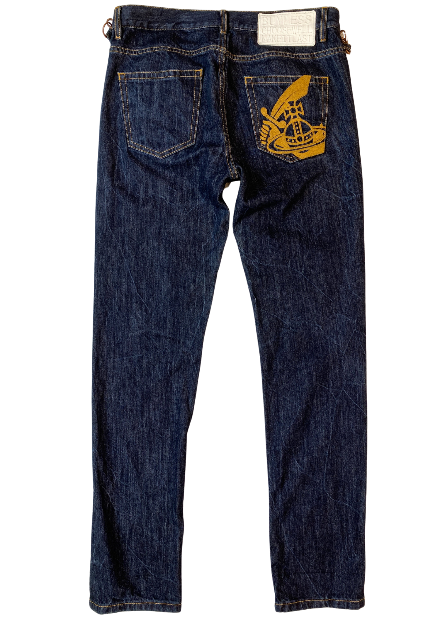 VIVIENNE WESTWOOD ANGLOMANIA 'Harris' Bum Bag Jeans