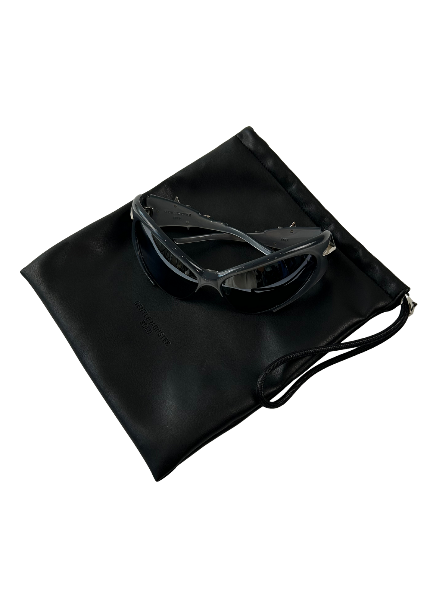 GENTLE MONSTER 'Bree 01' Sunglasses w Leather Case