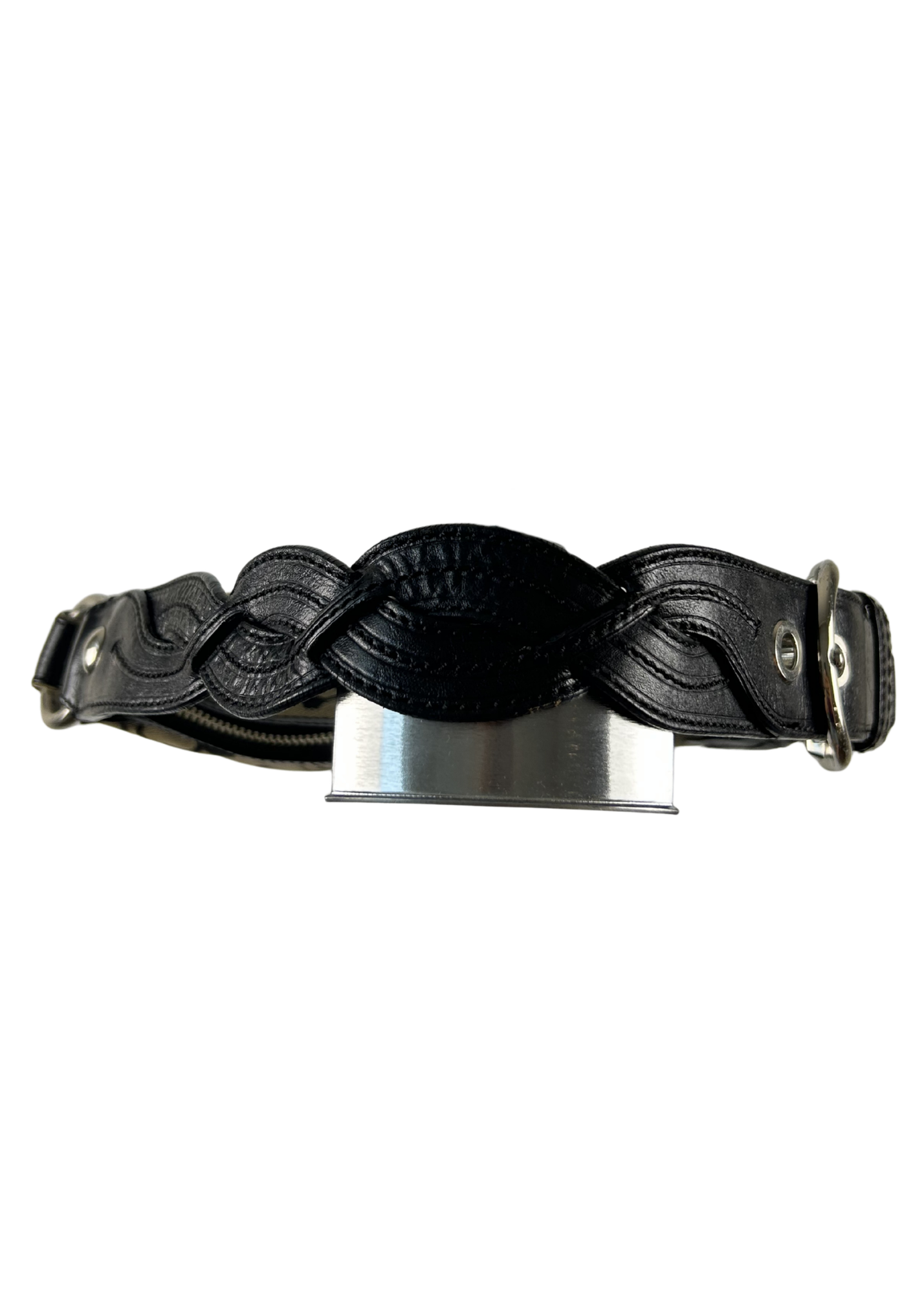 COACH Monogram Canvas Leather Strap Hobo Bag